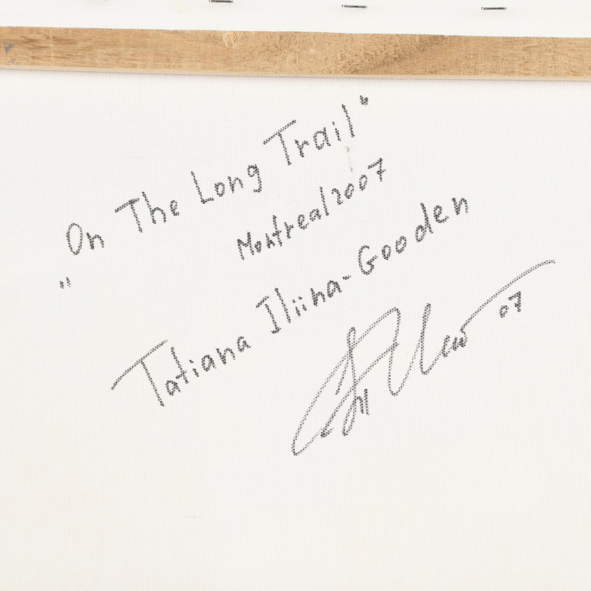 Tatiana Iliina-Gooden Acrylic Painting "On the Long Trail"