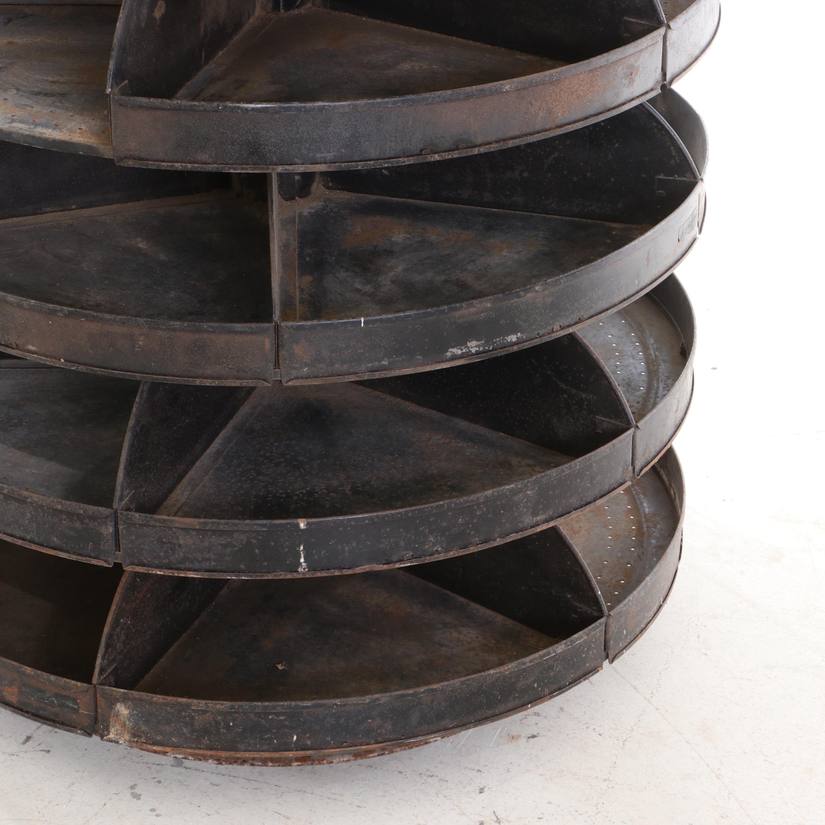 Vintage Industrial Rotating Bolt Bin