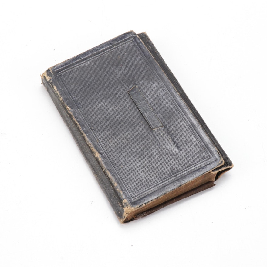 1863 Leather Bound Daily Remembrance Journal