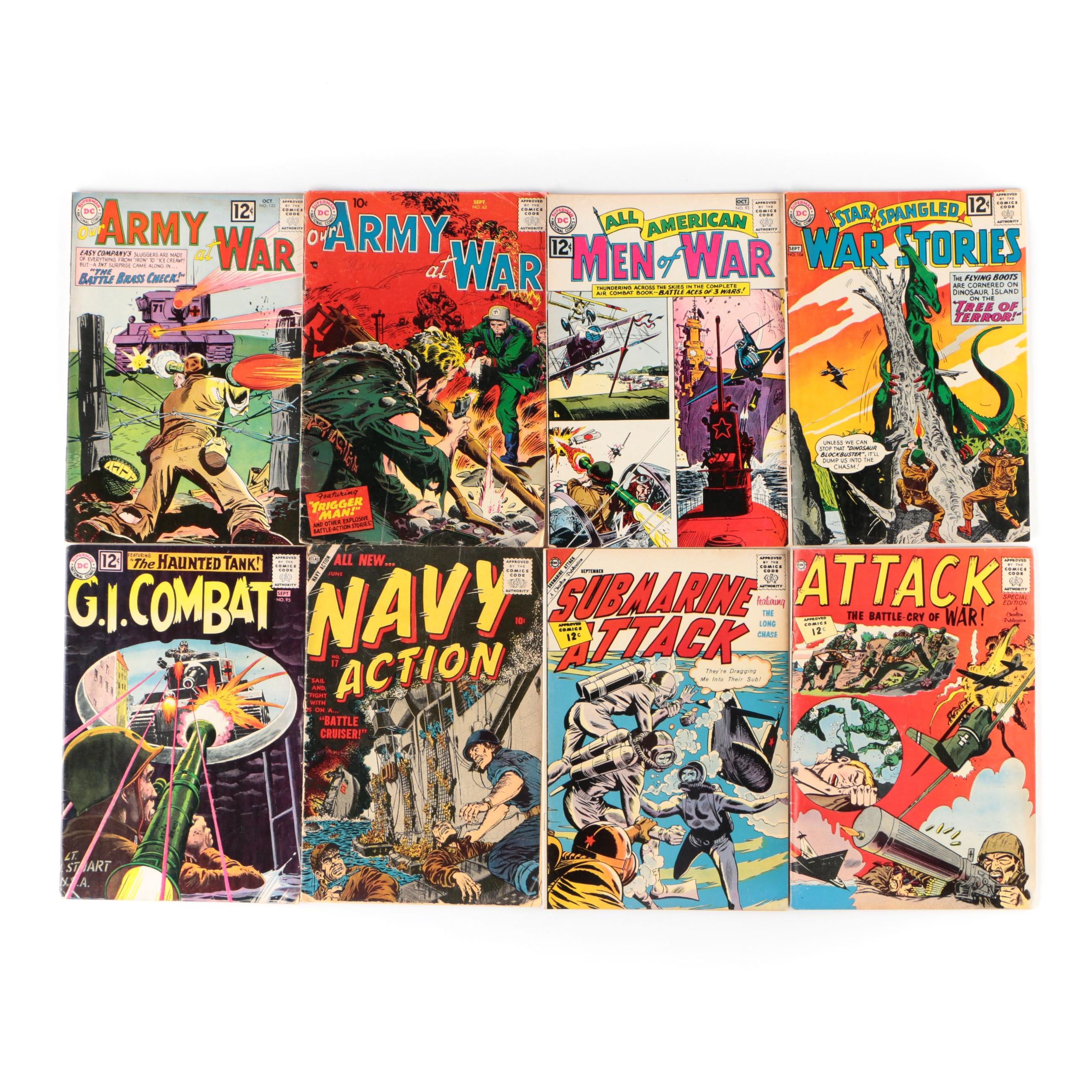 U.S. Military Themed Comic Books From DC, Atlas, and More, 1950s-1960s