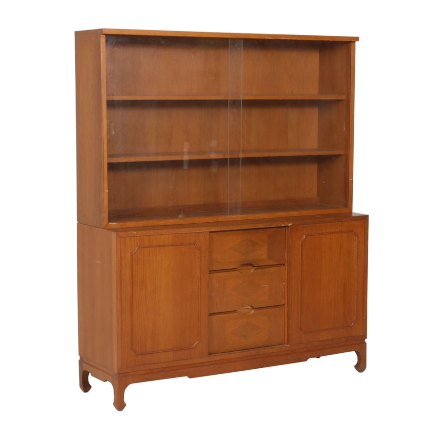 Thai Modern Teak China Cabinet