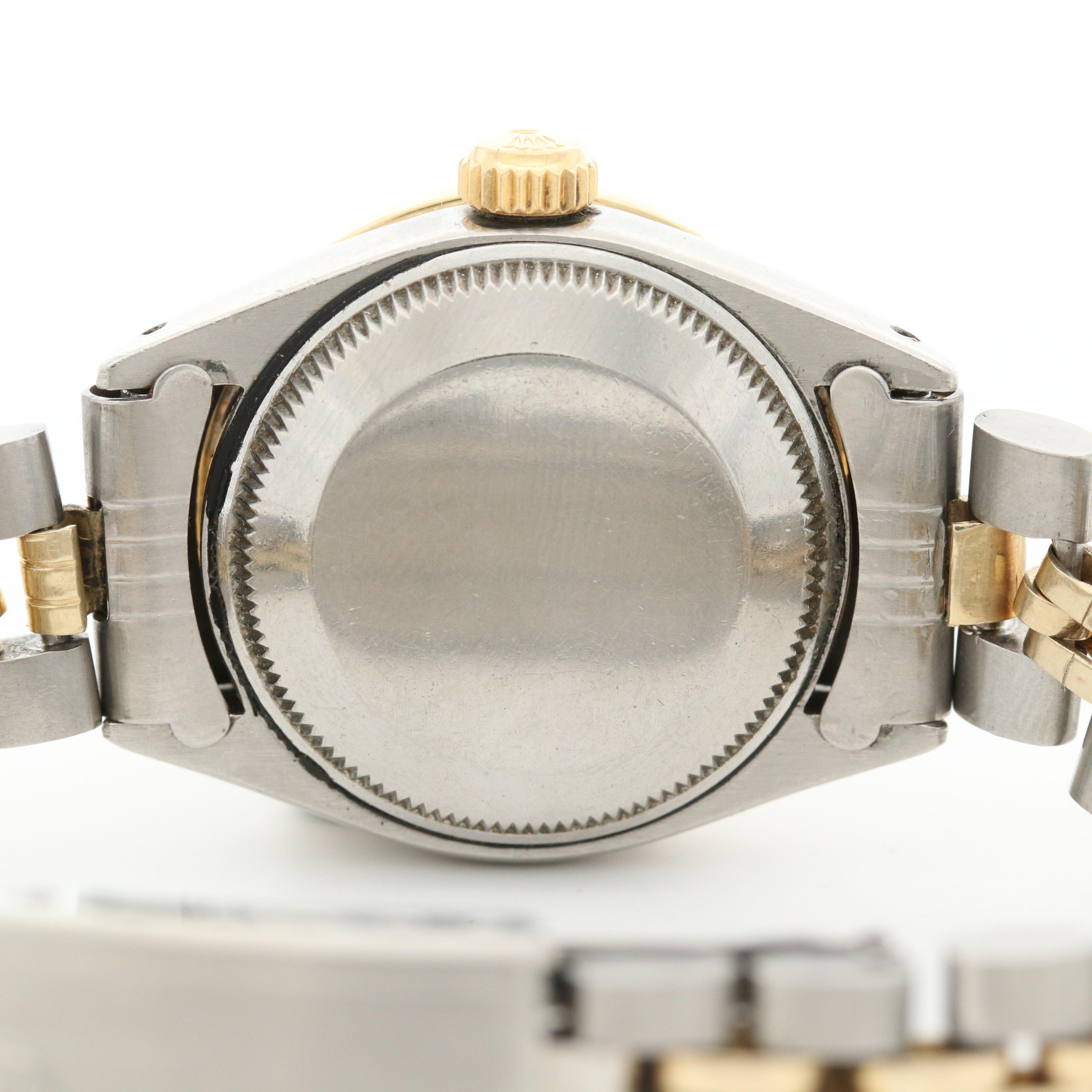 Rolex Oyster Perpetual Date Stainless Steel, 14K and 18K Diamond Watch