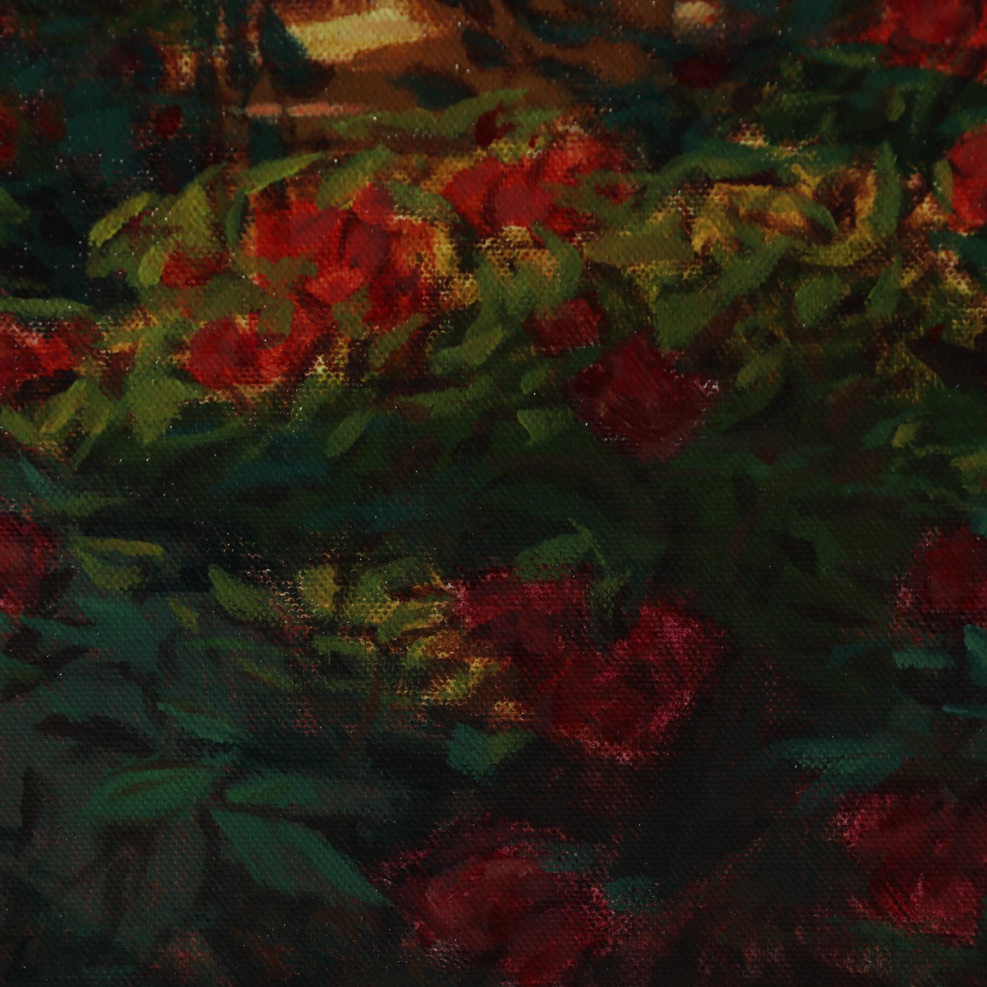 Garden Landscape Oil Painting