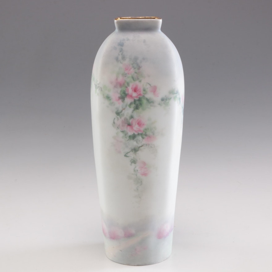 Pickard Hand Painted Porcelain Vase Signed by the Artist