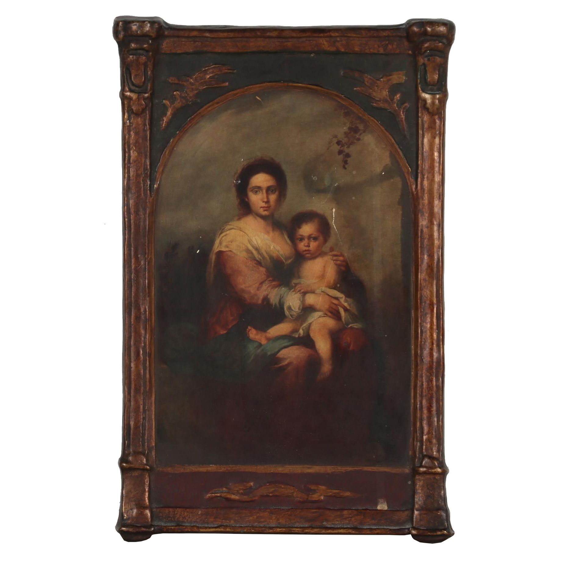 Offset Lithograph after Bartolomé Esteban Murillo "Madonna and Child"