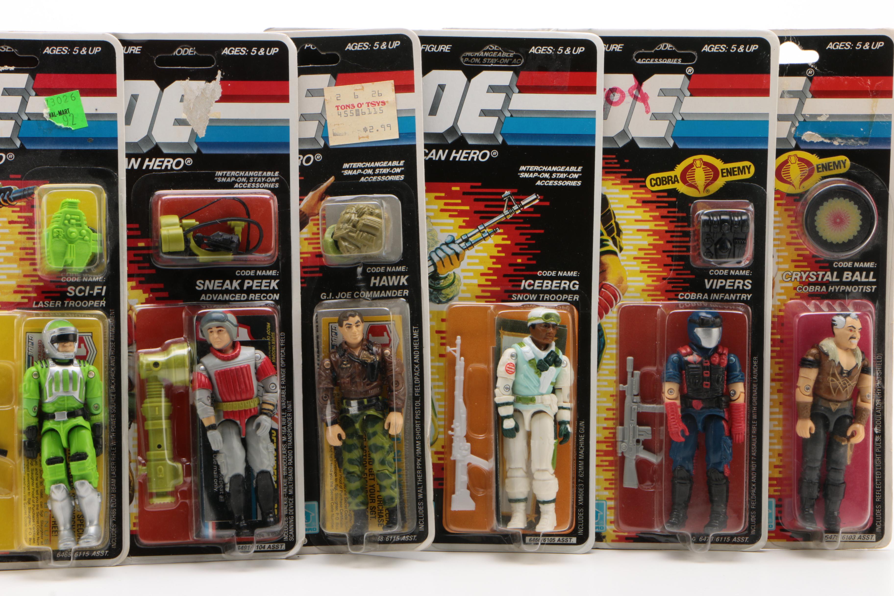 Unopened Hasbro "G.I. Joe" Action Figures, 1980s