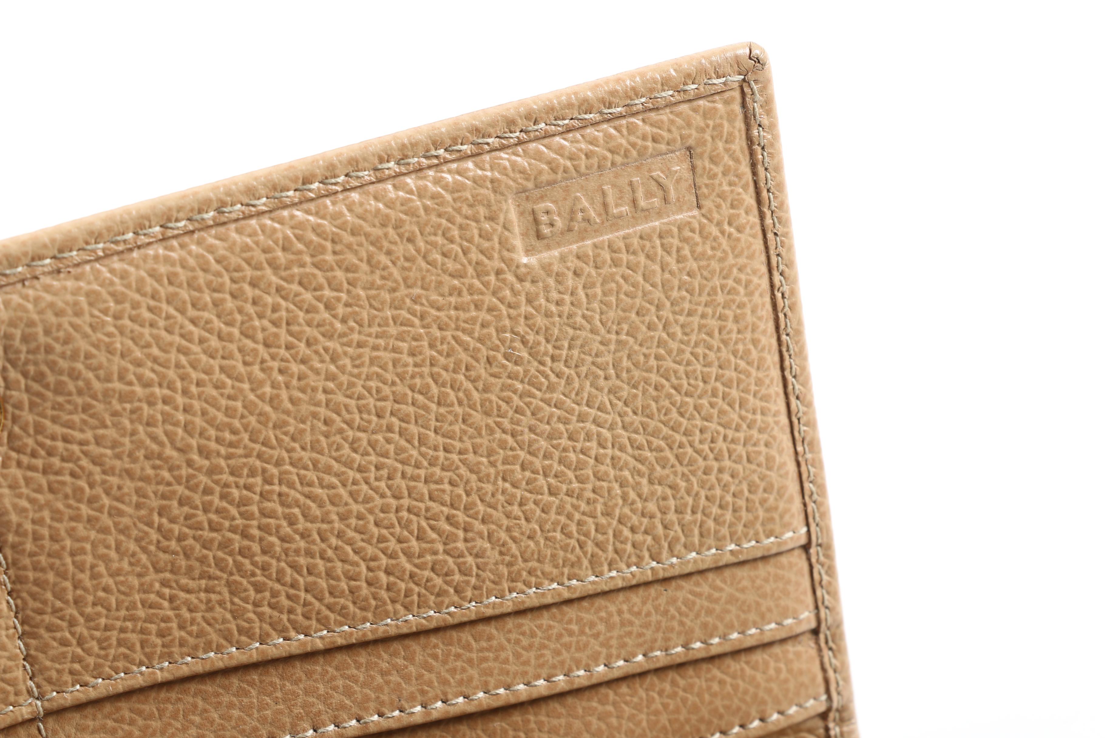 Vintage Coach and Bally Leather Wallets with Tory Burch Nylon Zip Around Wallet