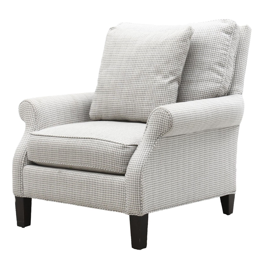 Arhaus Houndstooth Upholstered Armchair