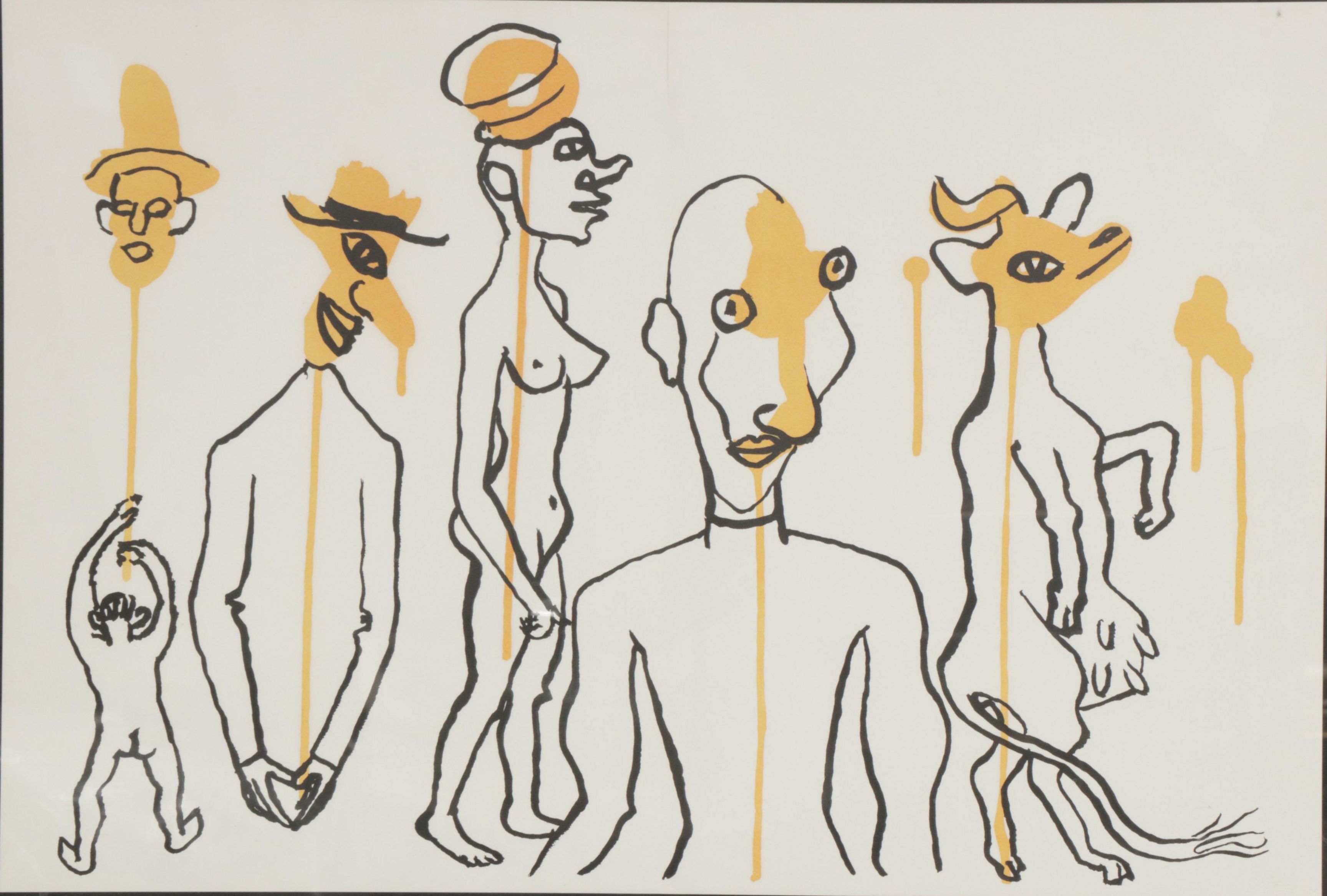 Lithograph after Alexander Calder "Circus Figures"