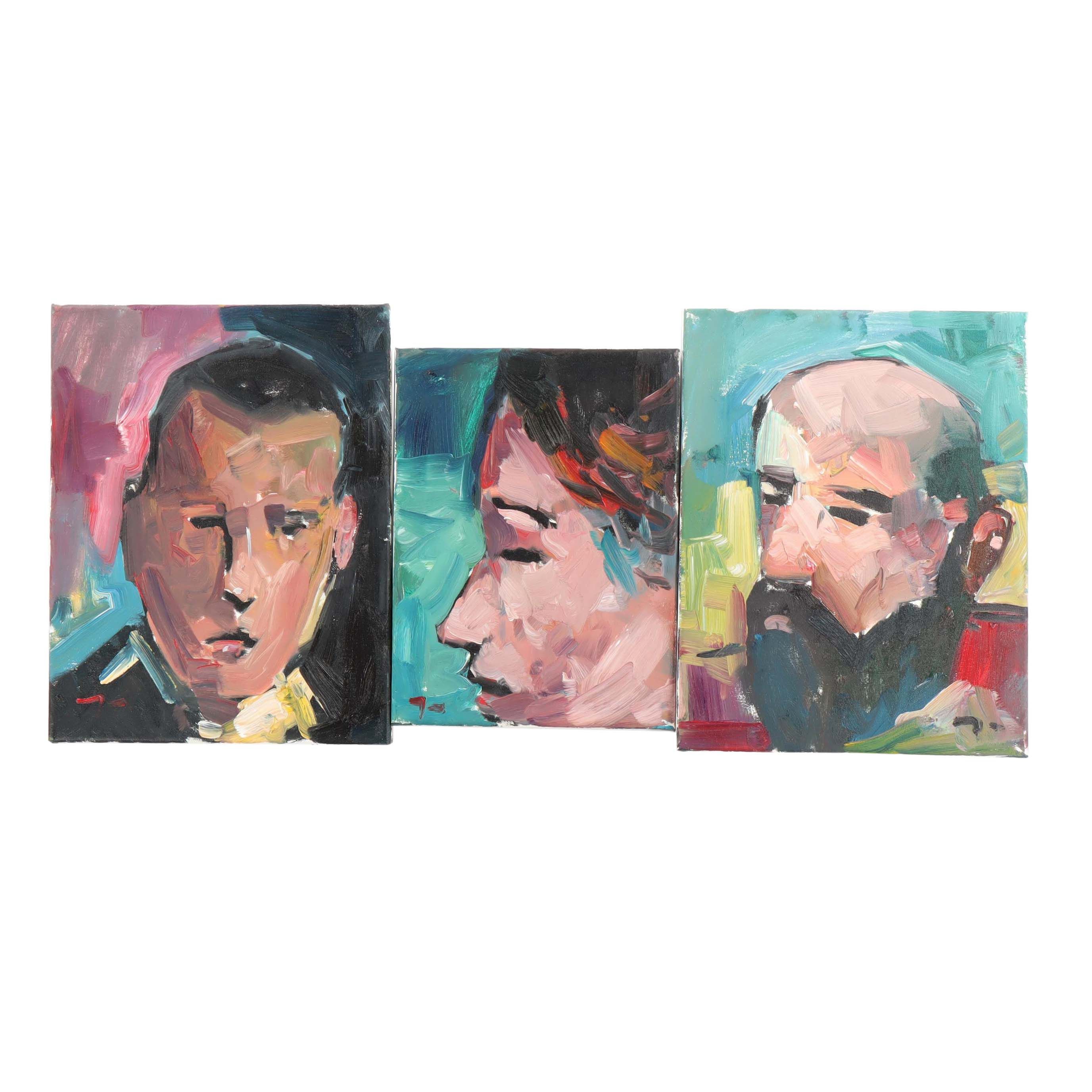 Jose Trujillo Portrait Oil Paintings