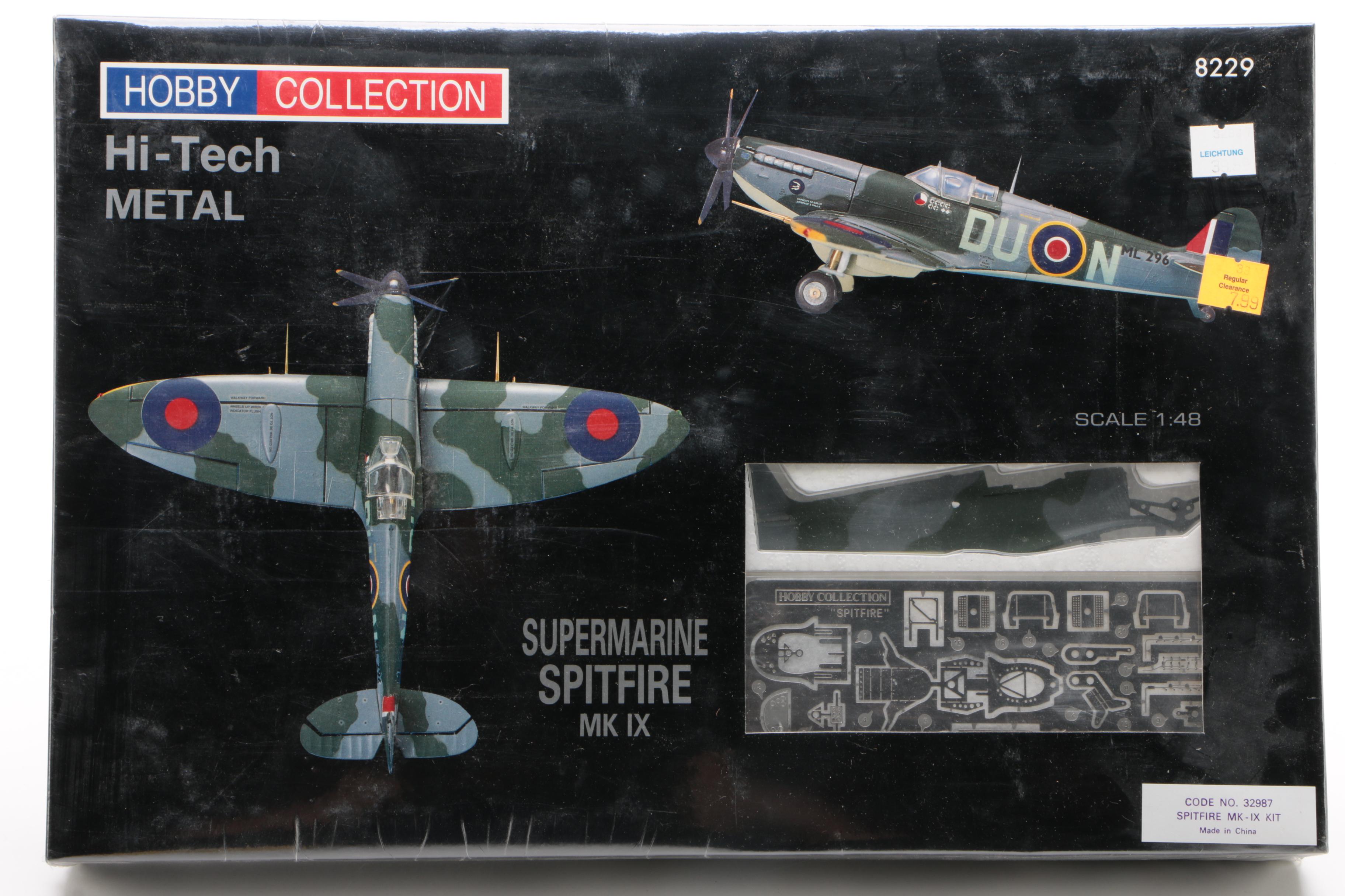 "Supermarine Spitfire" Diecast Model Kits by Hobby Collection and More