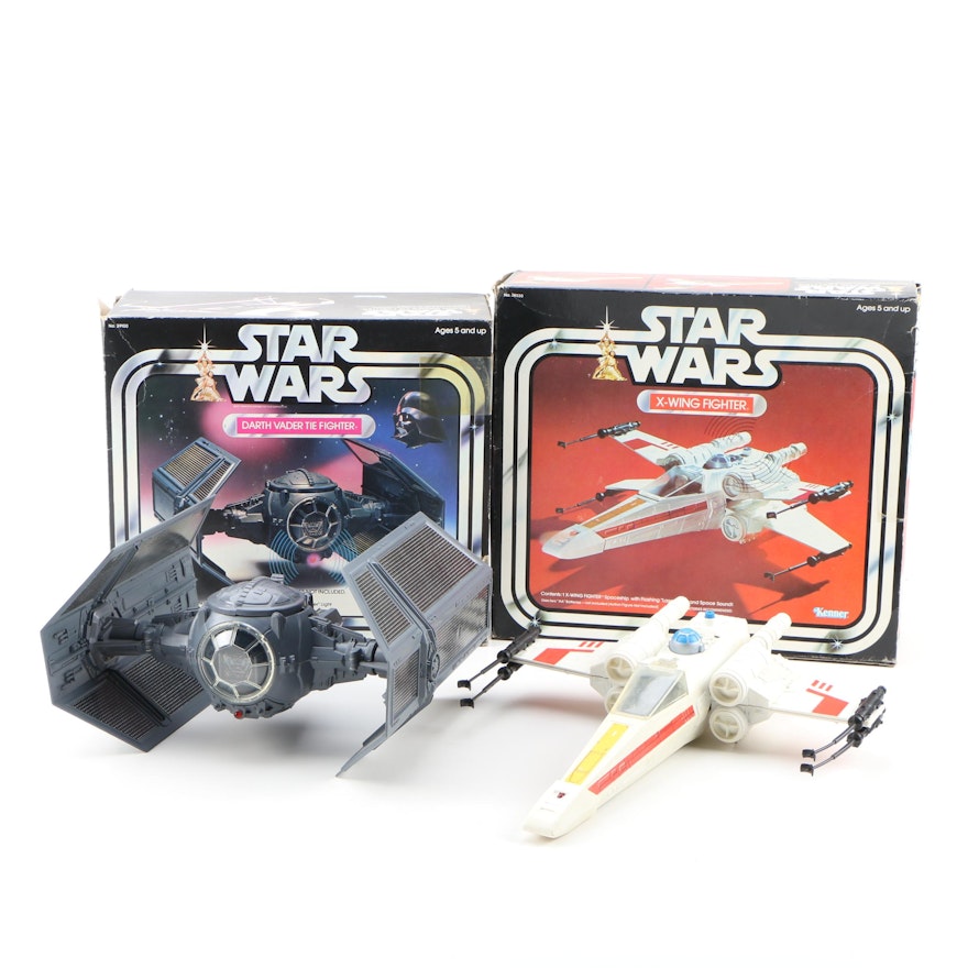 Kenner "Star Wars" Darth Vader Tie Fighter and X-Wing, 1977