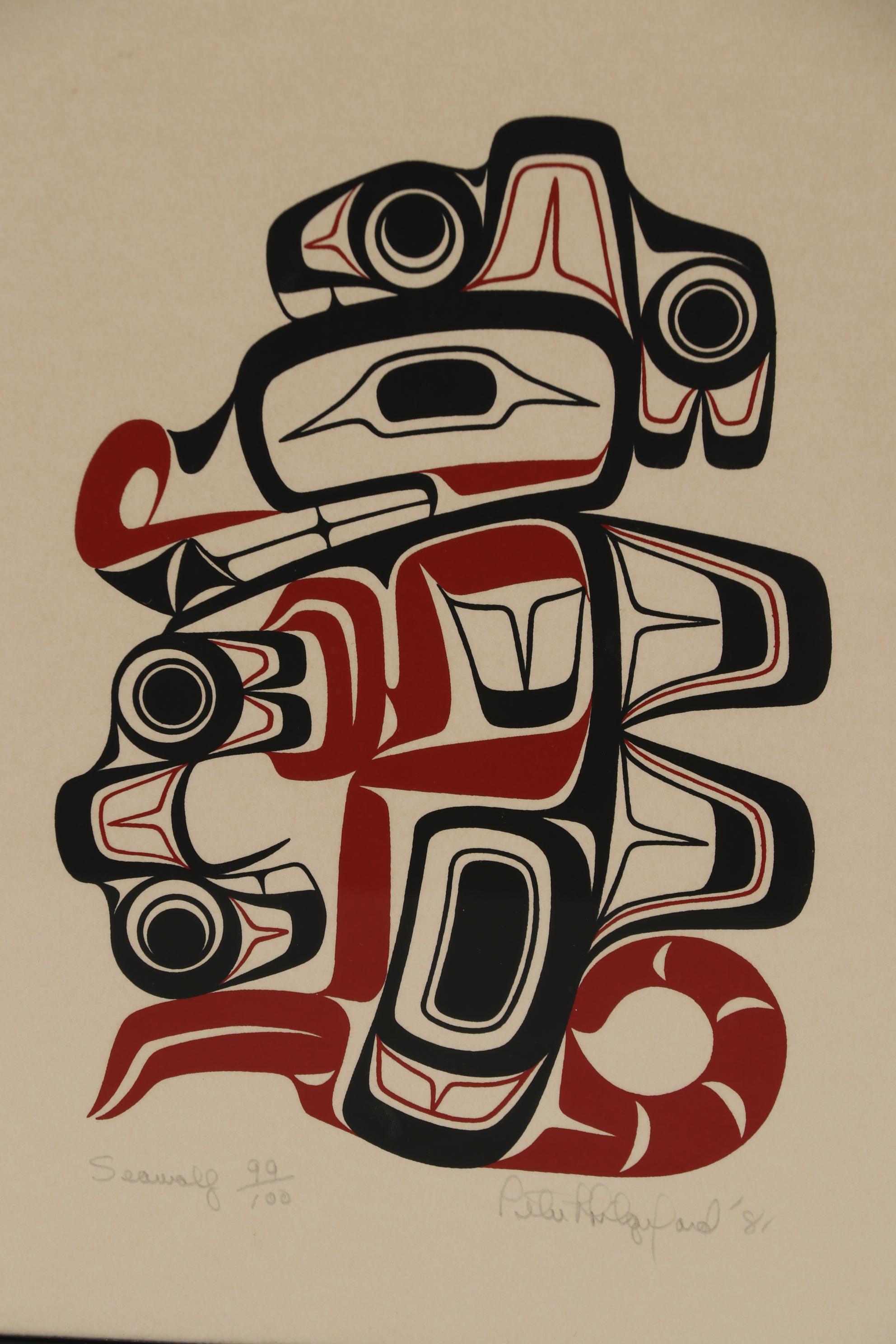 Peter Hilgeford Serigraph "Seawolf"