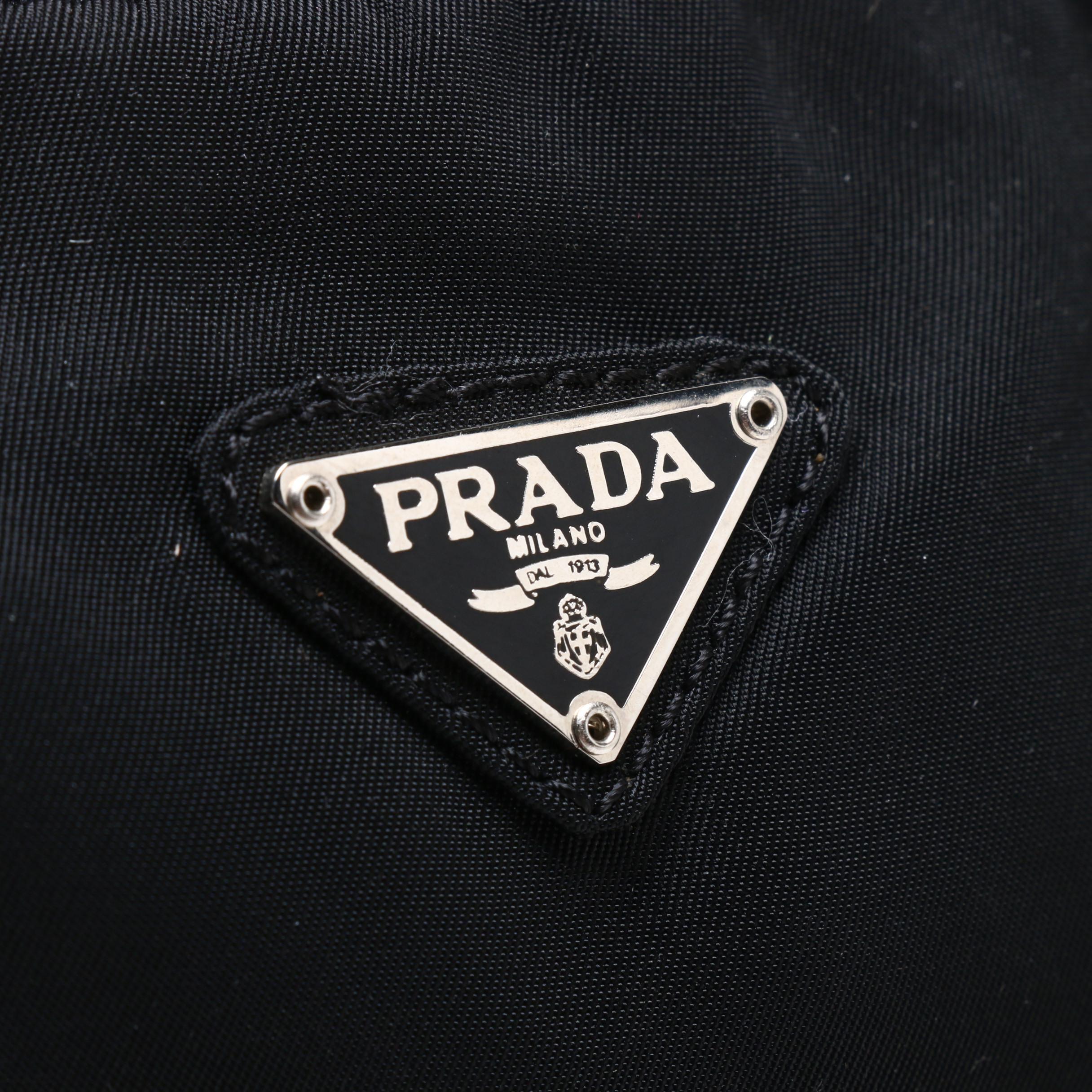 Prada Black Tessuto Nylon Mini Backpack