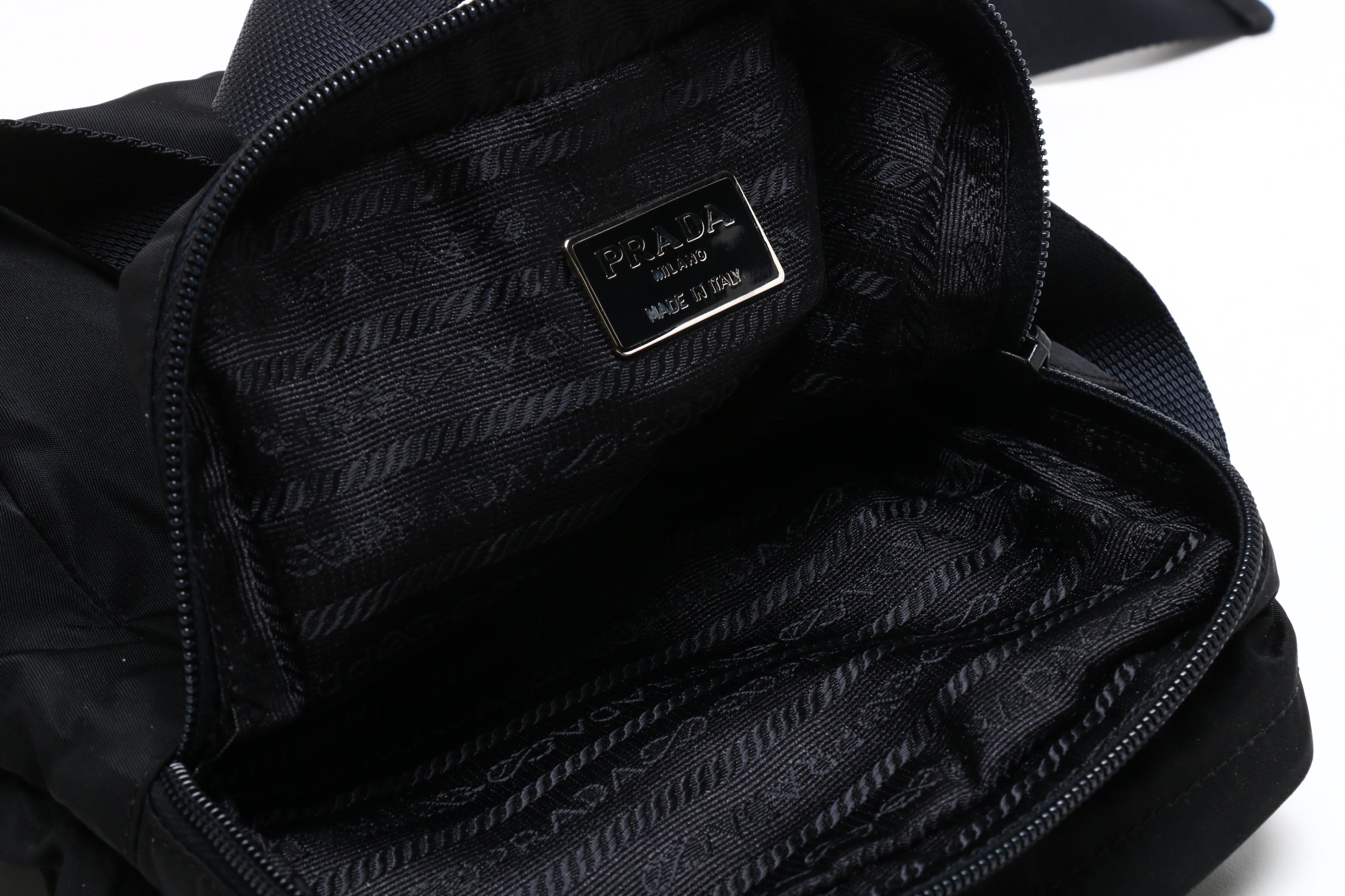 Prada Black Tessuto Nylon Mini Backpack