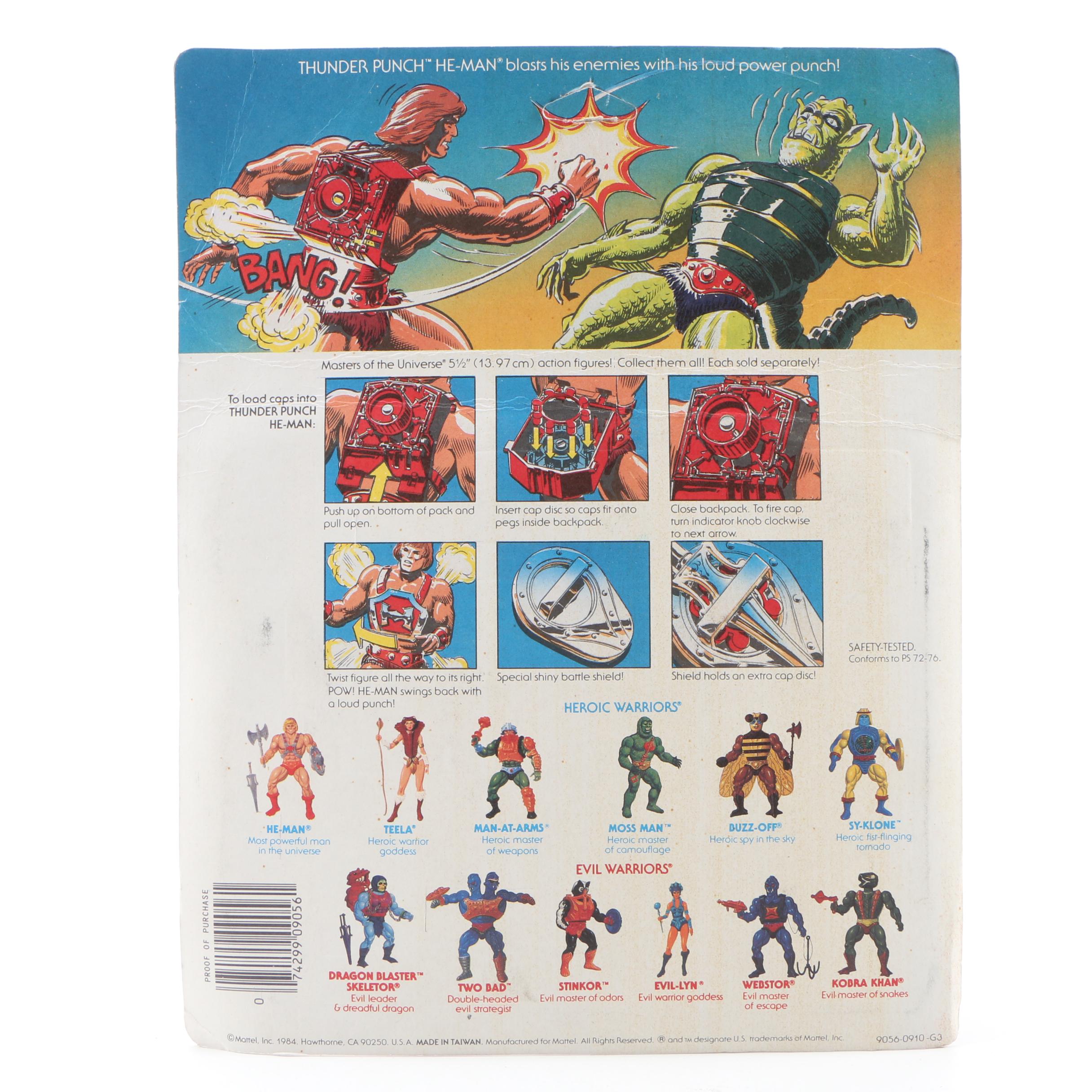 Mattel "Masters of the Universe" Thunder Punch He-Man Action Figure