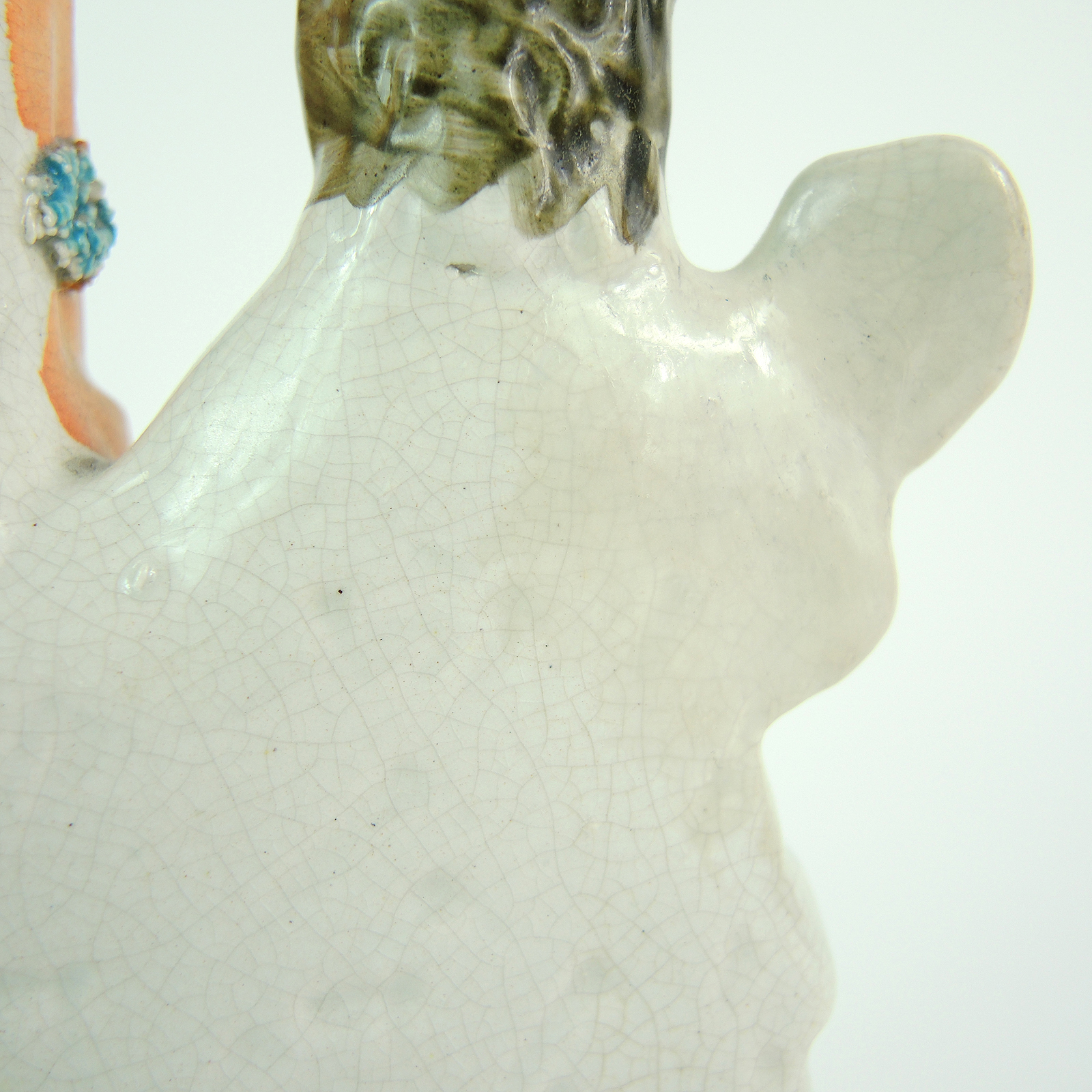 Staffordshire "Gleaners and Windmill" Figurine, Mid 19th Century