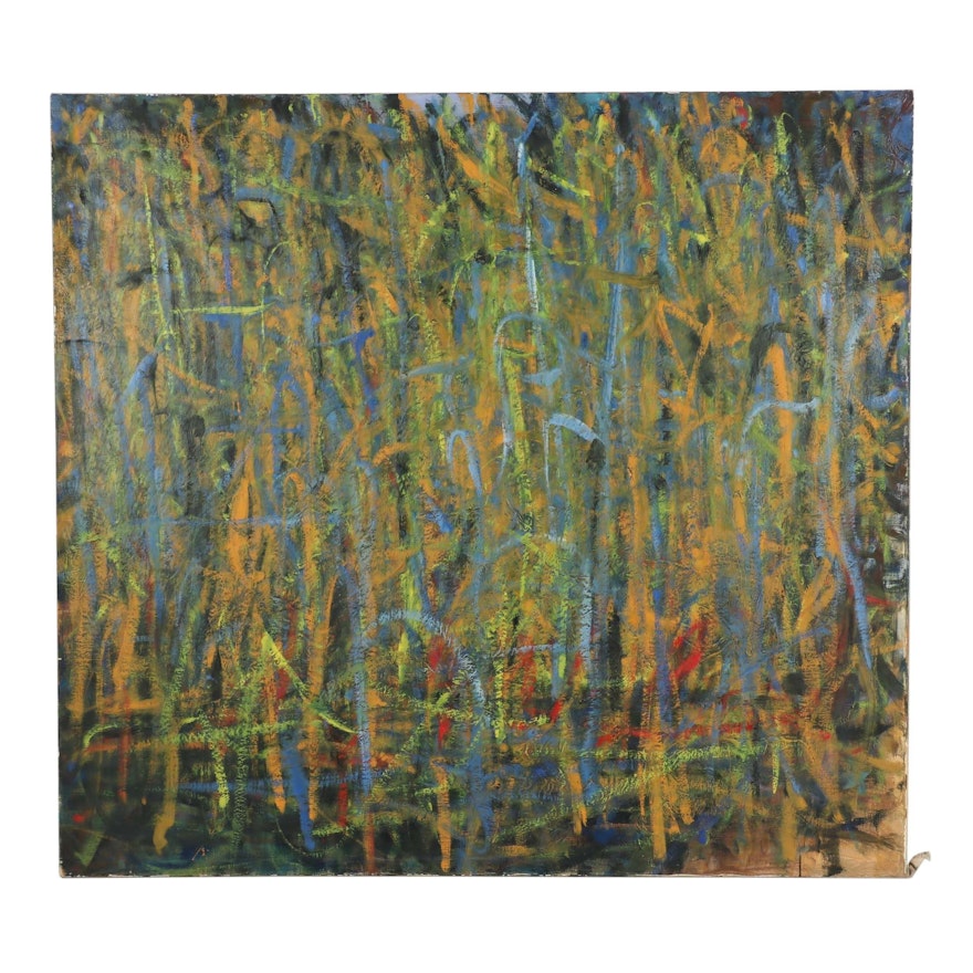 Richard Snyder Monumental Abstract Oil Painting