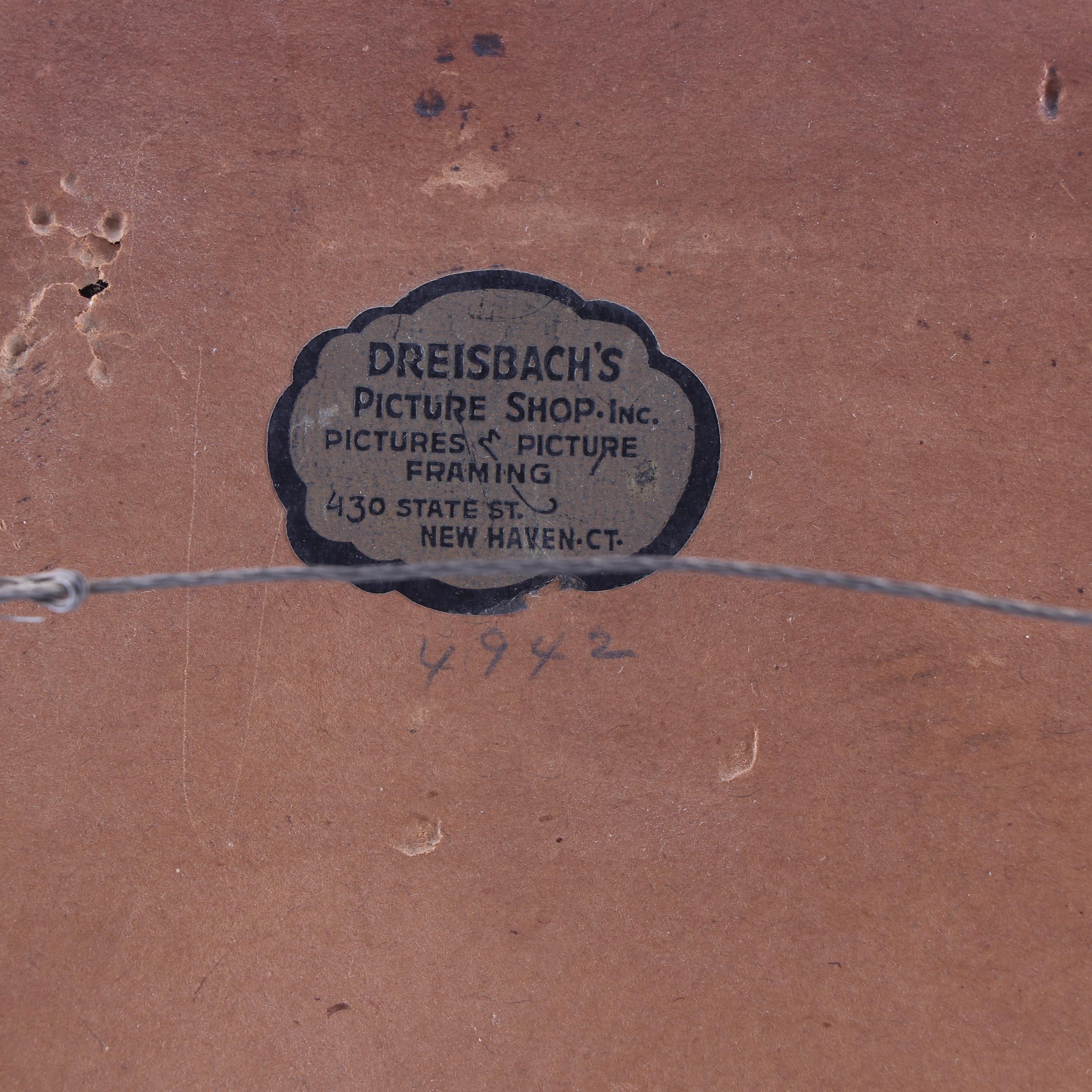 C.D. Graves 1929 Portrait Pastel Drawing