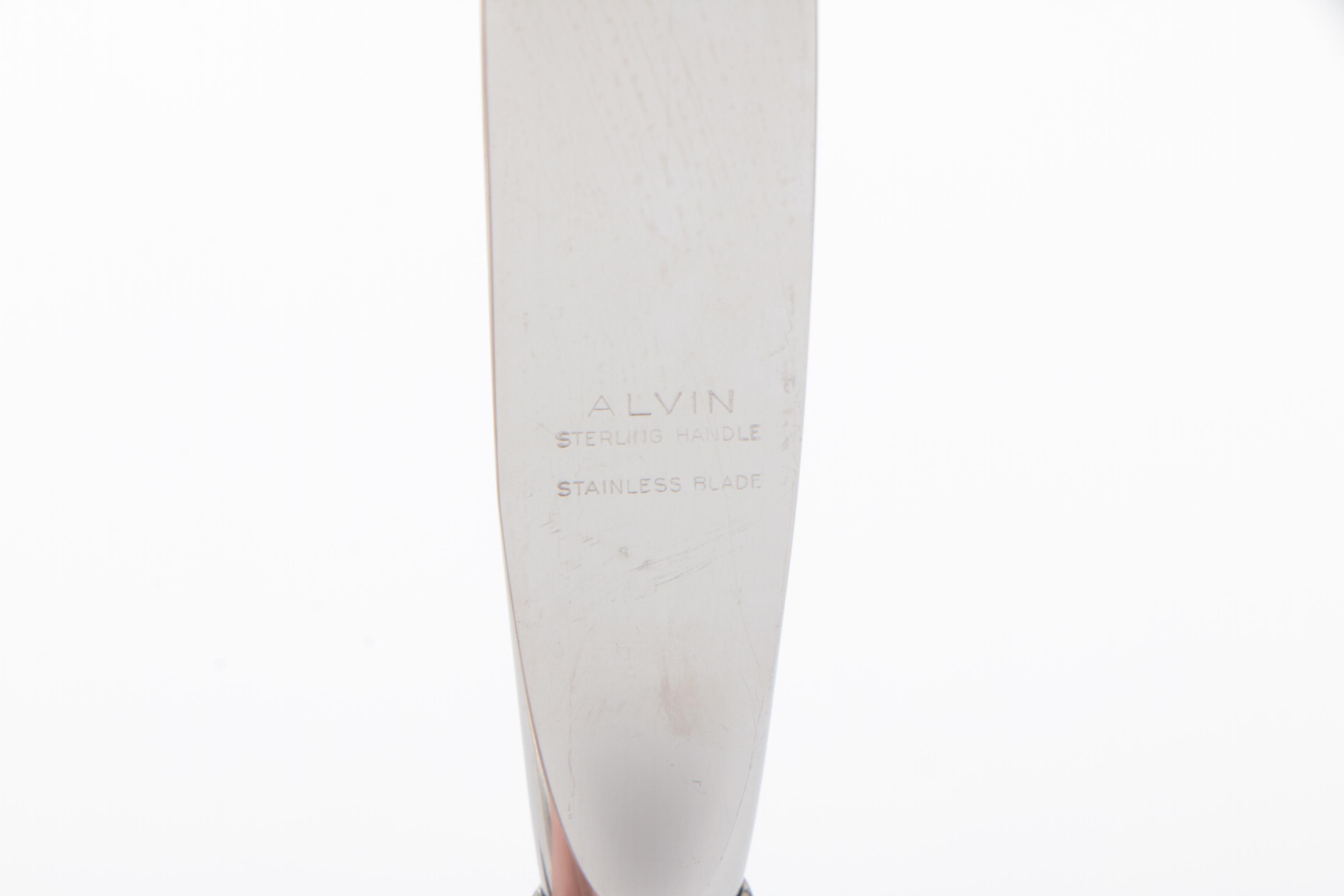 Alvin "Southern Charm" Sterling Silver Flatware in Storage Chest