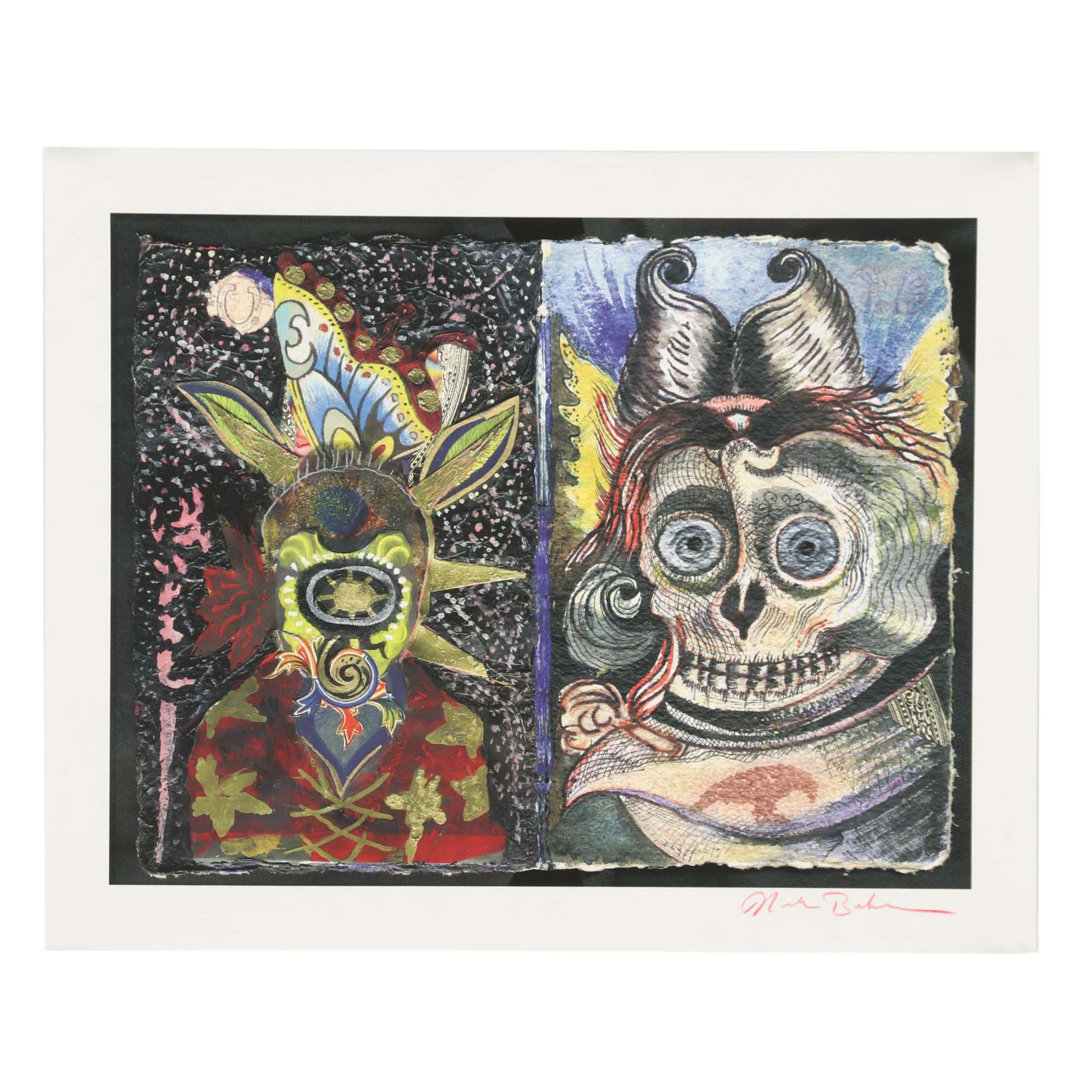 Nick Bubash Figural Surrealist Giclée