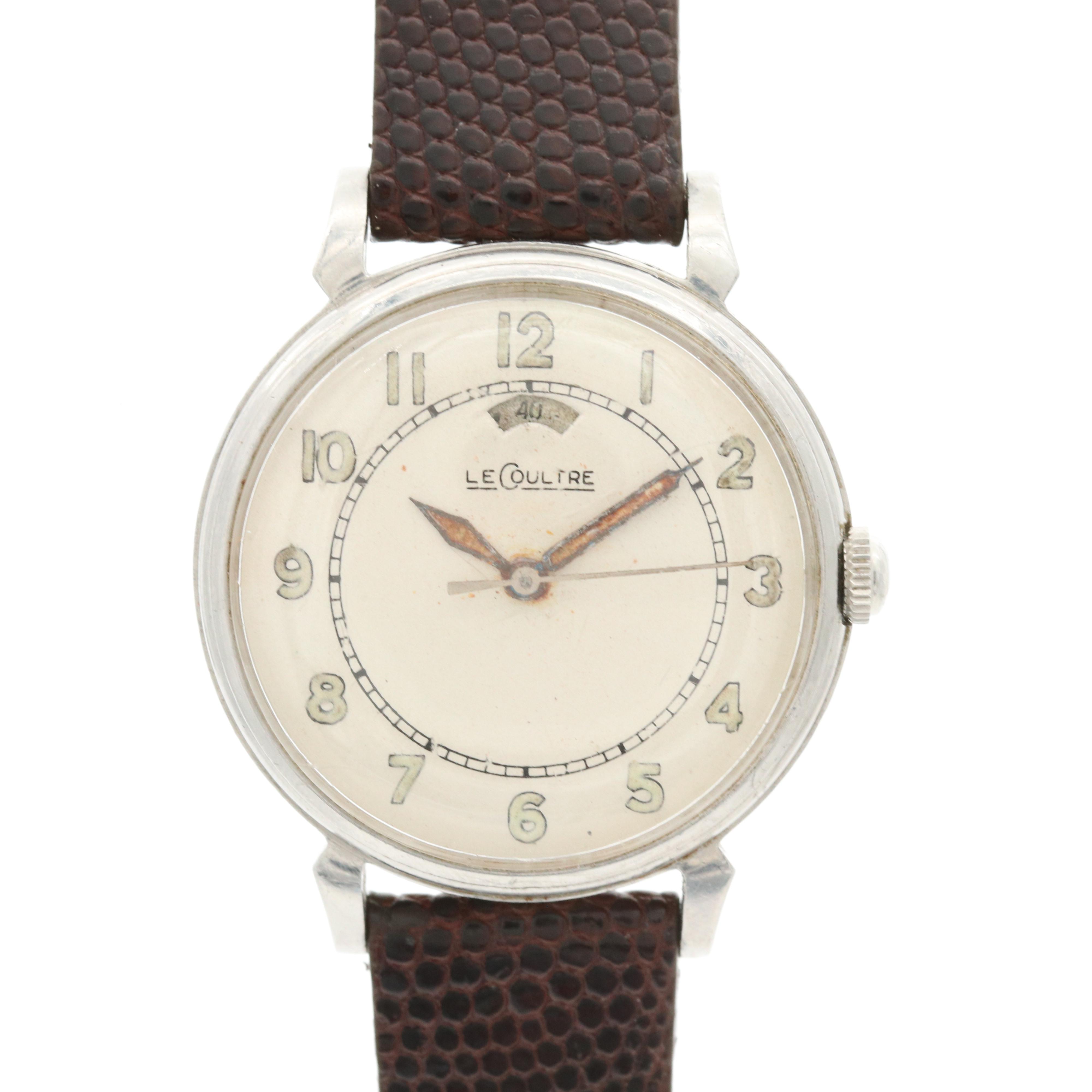 Vintage LeCoultre Powermatic Stainless Steel Watch