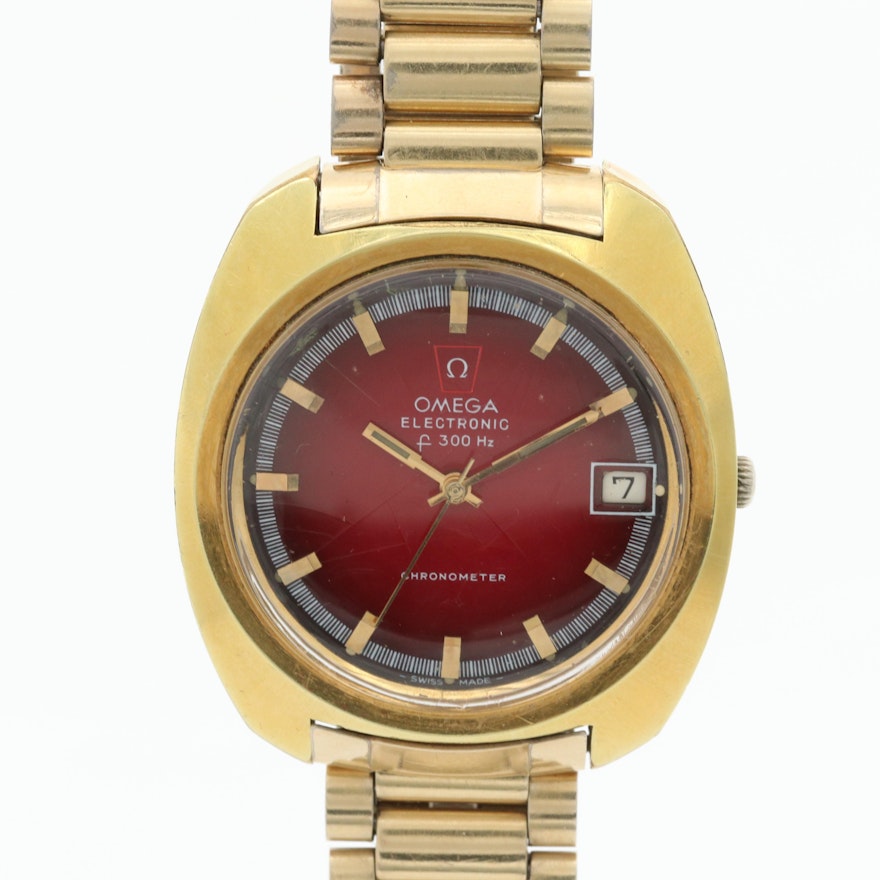 Omega Electronic Chronometer Wristwatch