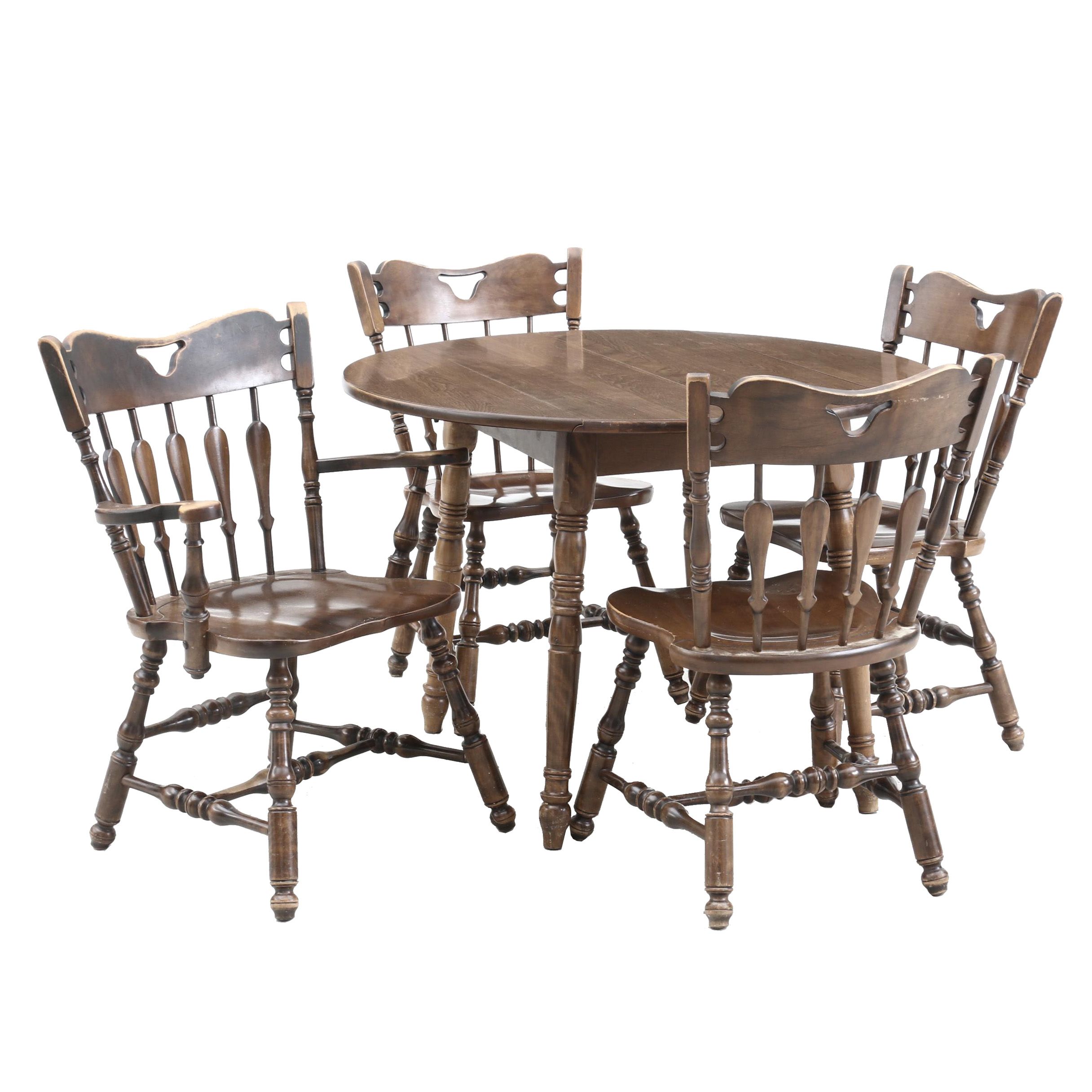 Early American Style Maple Dining Set