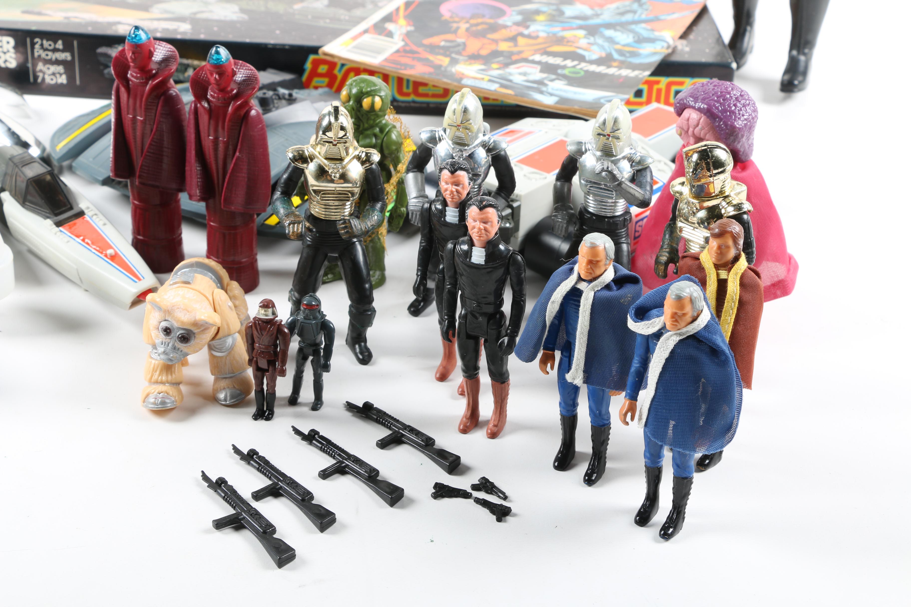 "Battlestar Galactica" Action Figures and More, 1970s