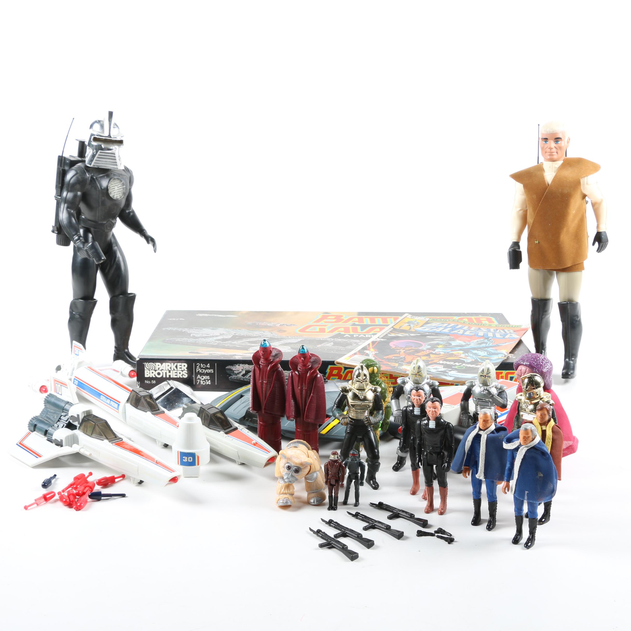 "Battlestar Galactica" Action Figures and More, 1970s
