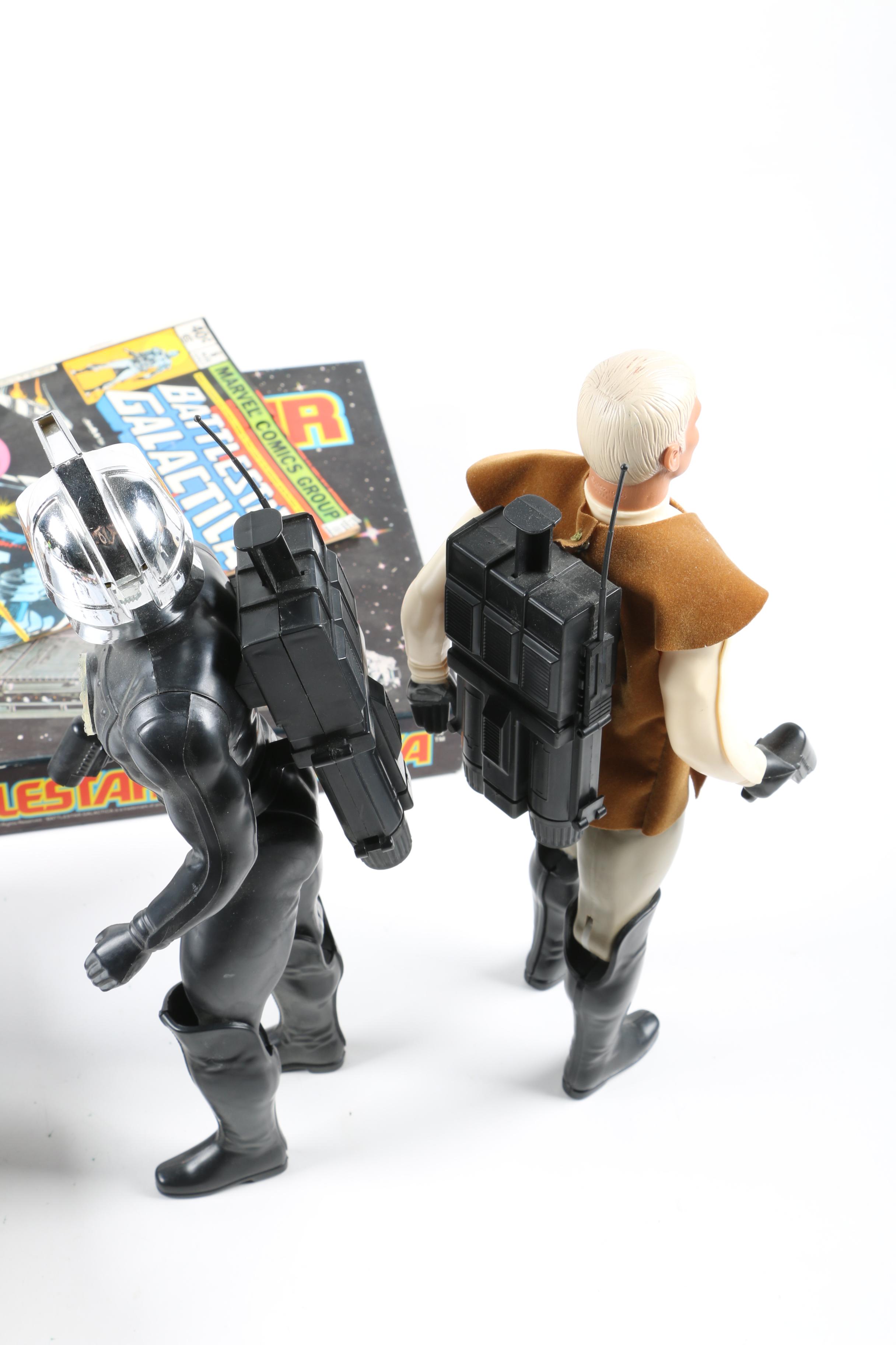 "Battlestar Galactica" Action Figures and More, 1970s