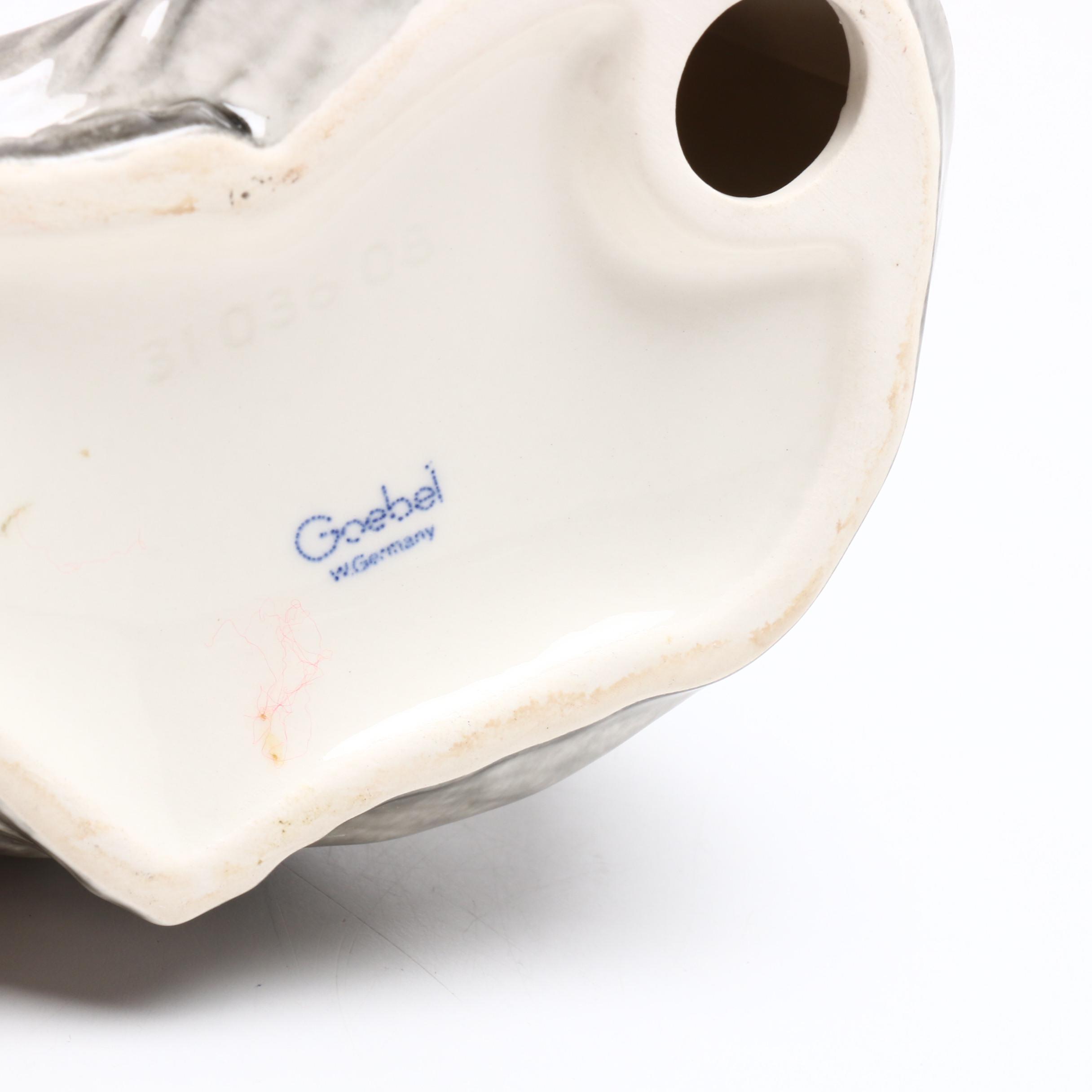 Goebel Sleeping Cat Porcelain Figurine with More Goebel Cat Figurines