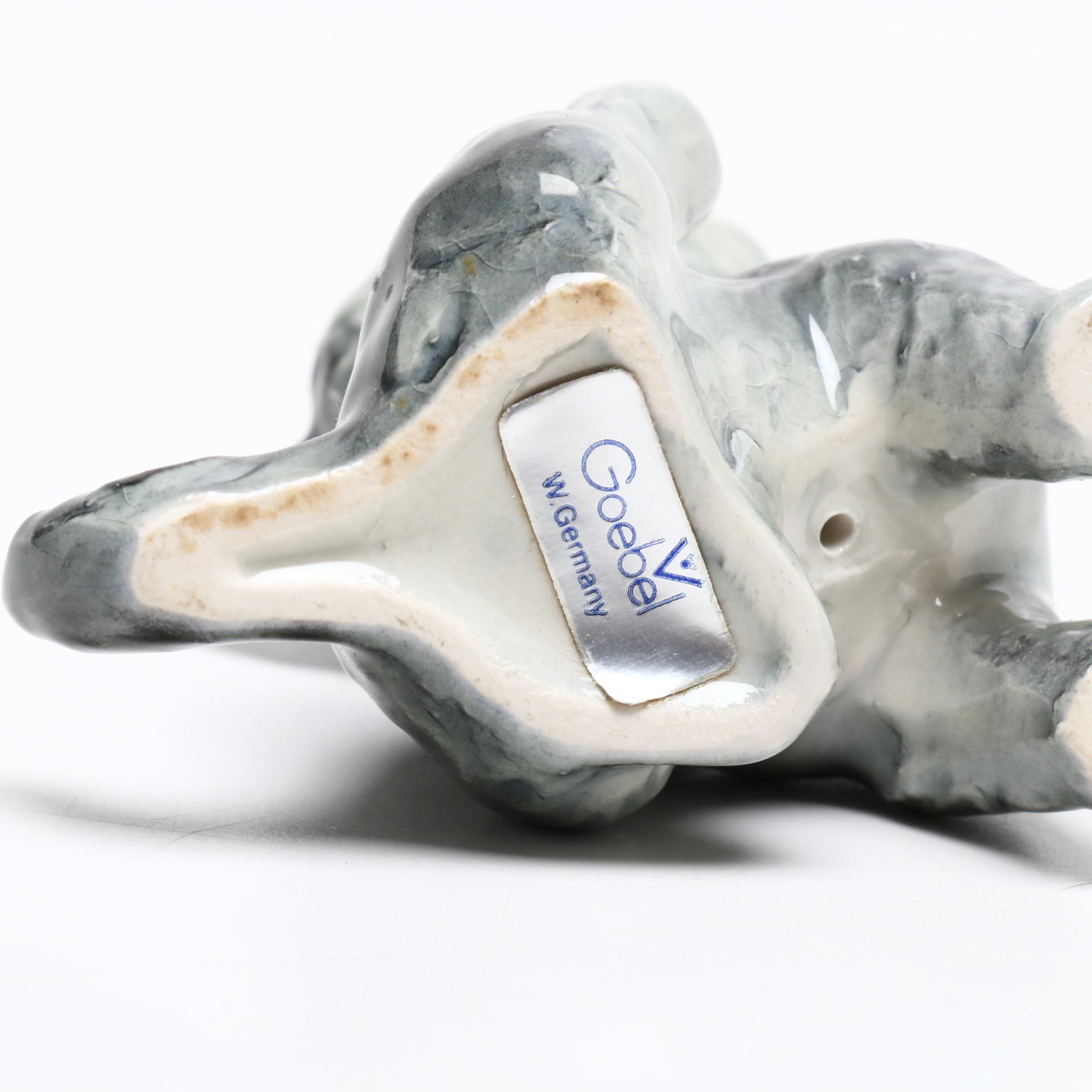 Goebel Sleeping Cat Porcelain Figurine with More Goebel Cat Figurines