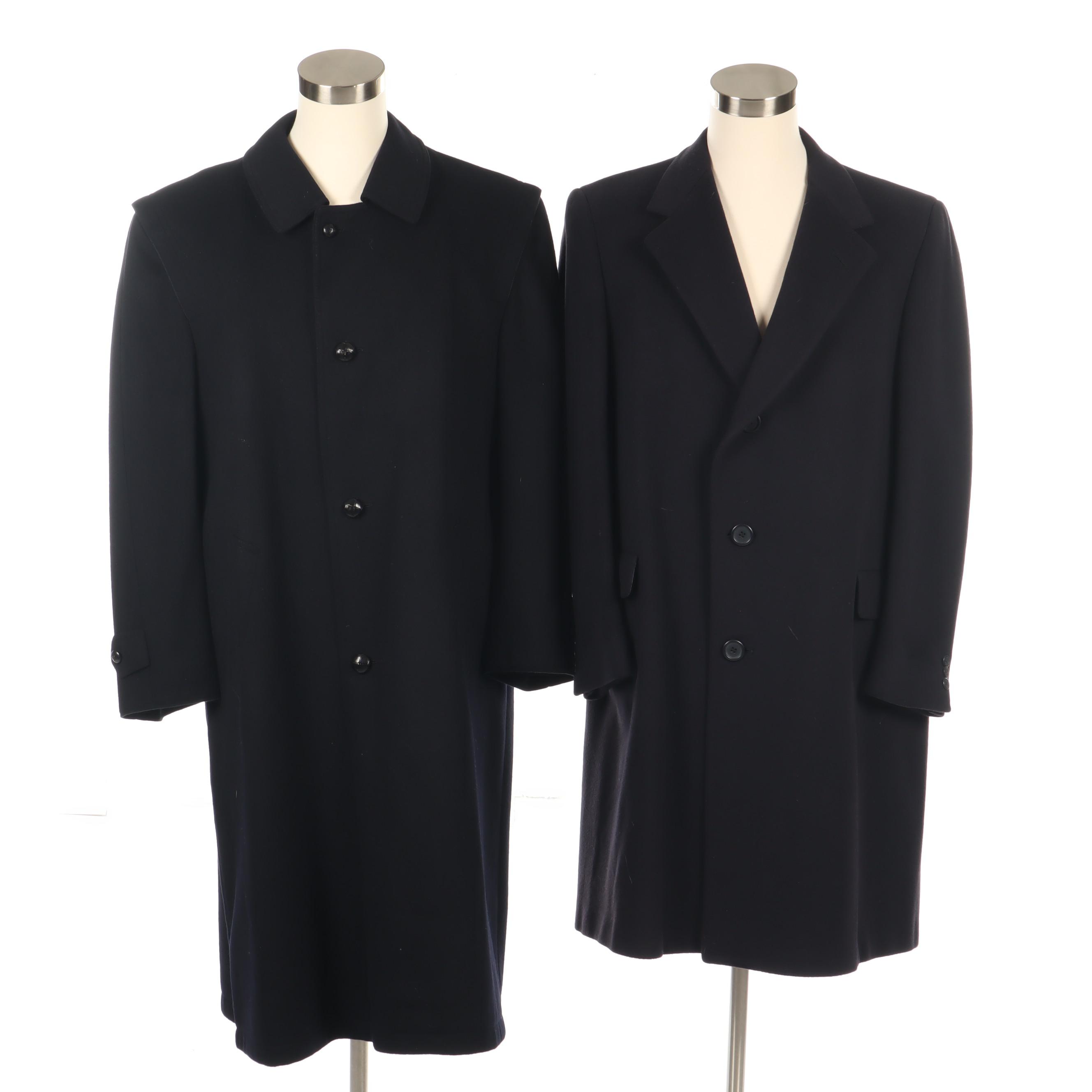 Men's Loden Made for Burberrys and Hart Schaffner & Marx Wool Coats