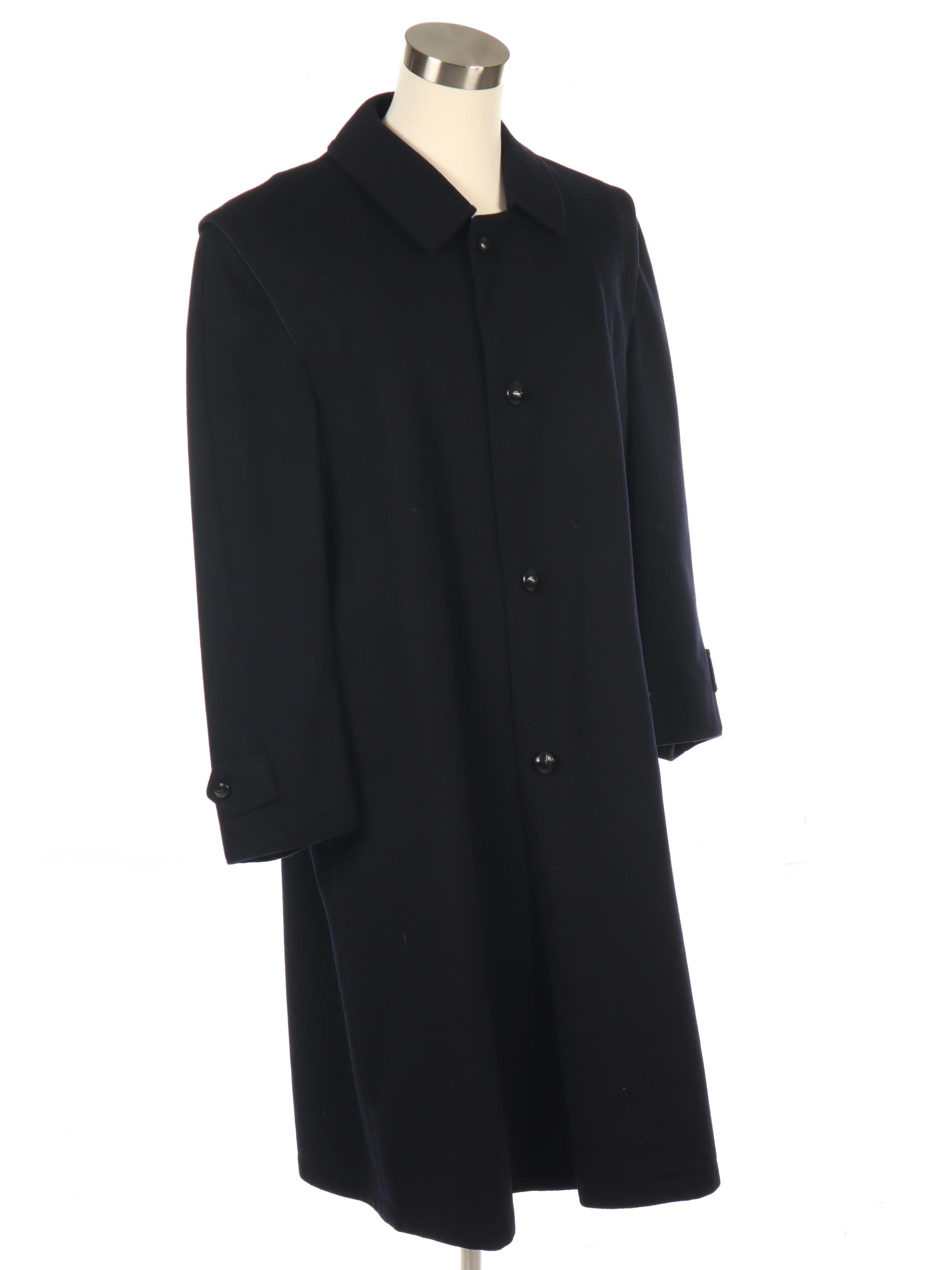 Men's Loden Made for Burberrys and Hart Schaffner & Marx Wool Coats