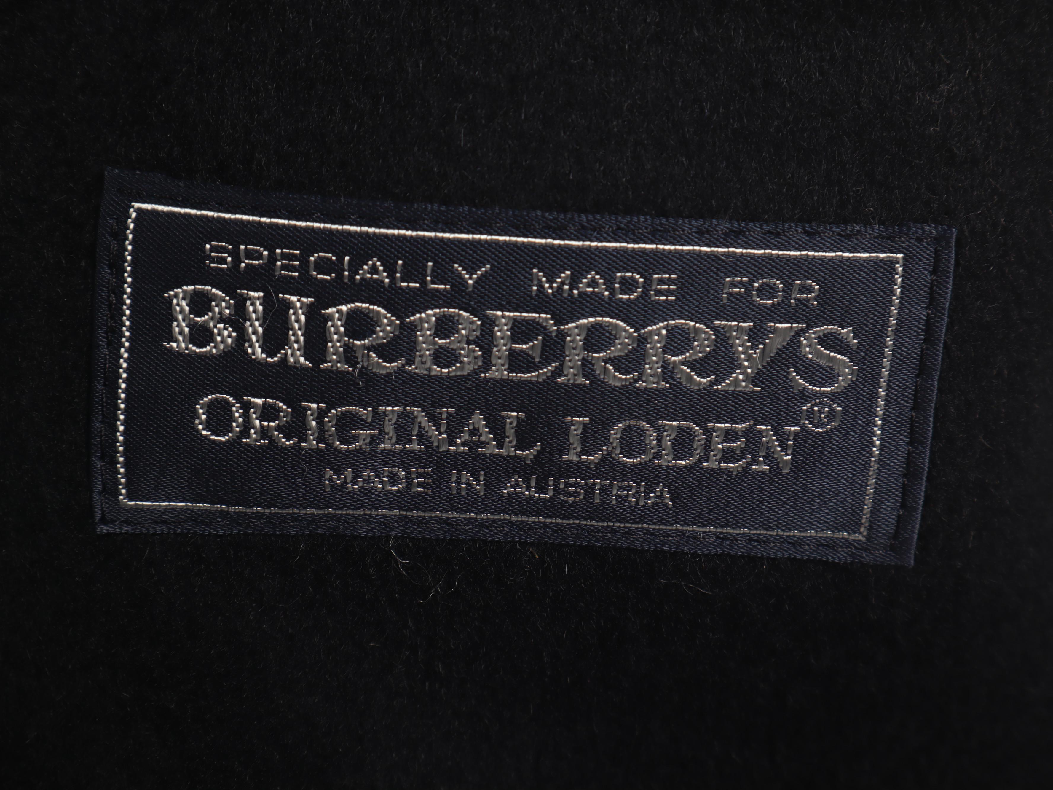 Men's Loden Made for Burberrys and Hart Schaffner & Marx Wool Coats