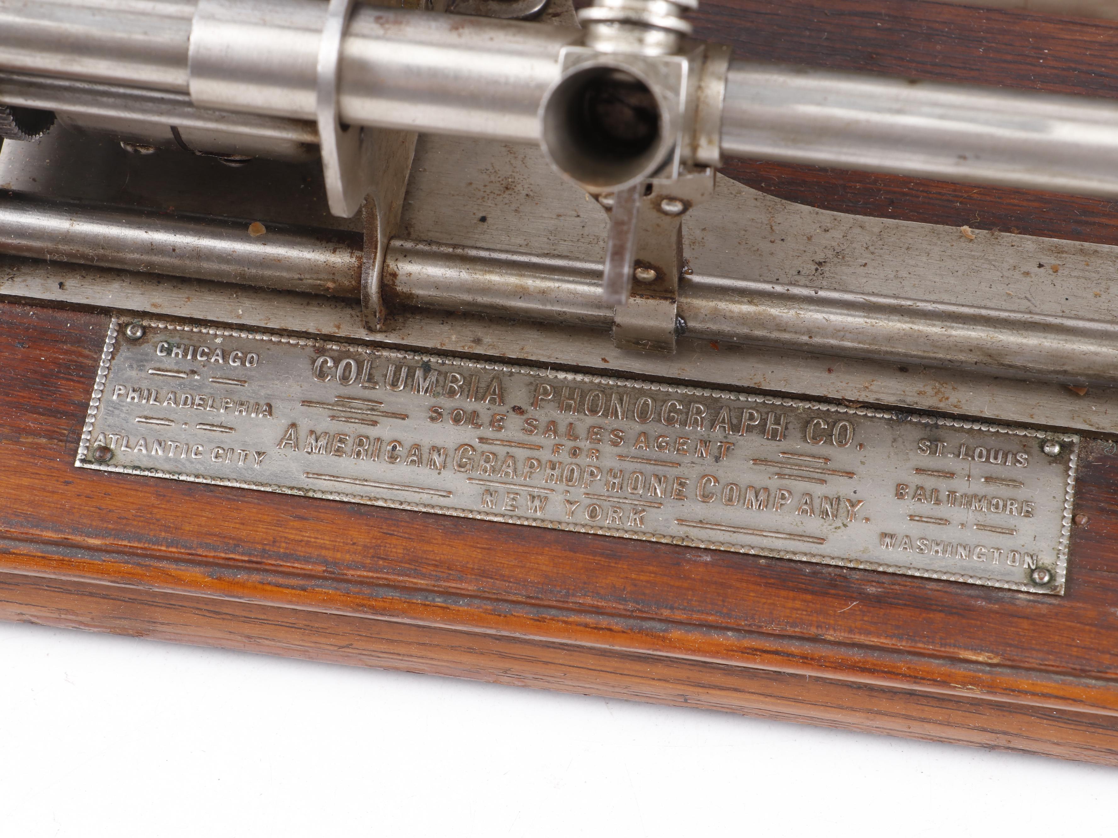 Columbia Phonograph Graphophone Type B, circa 1897