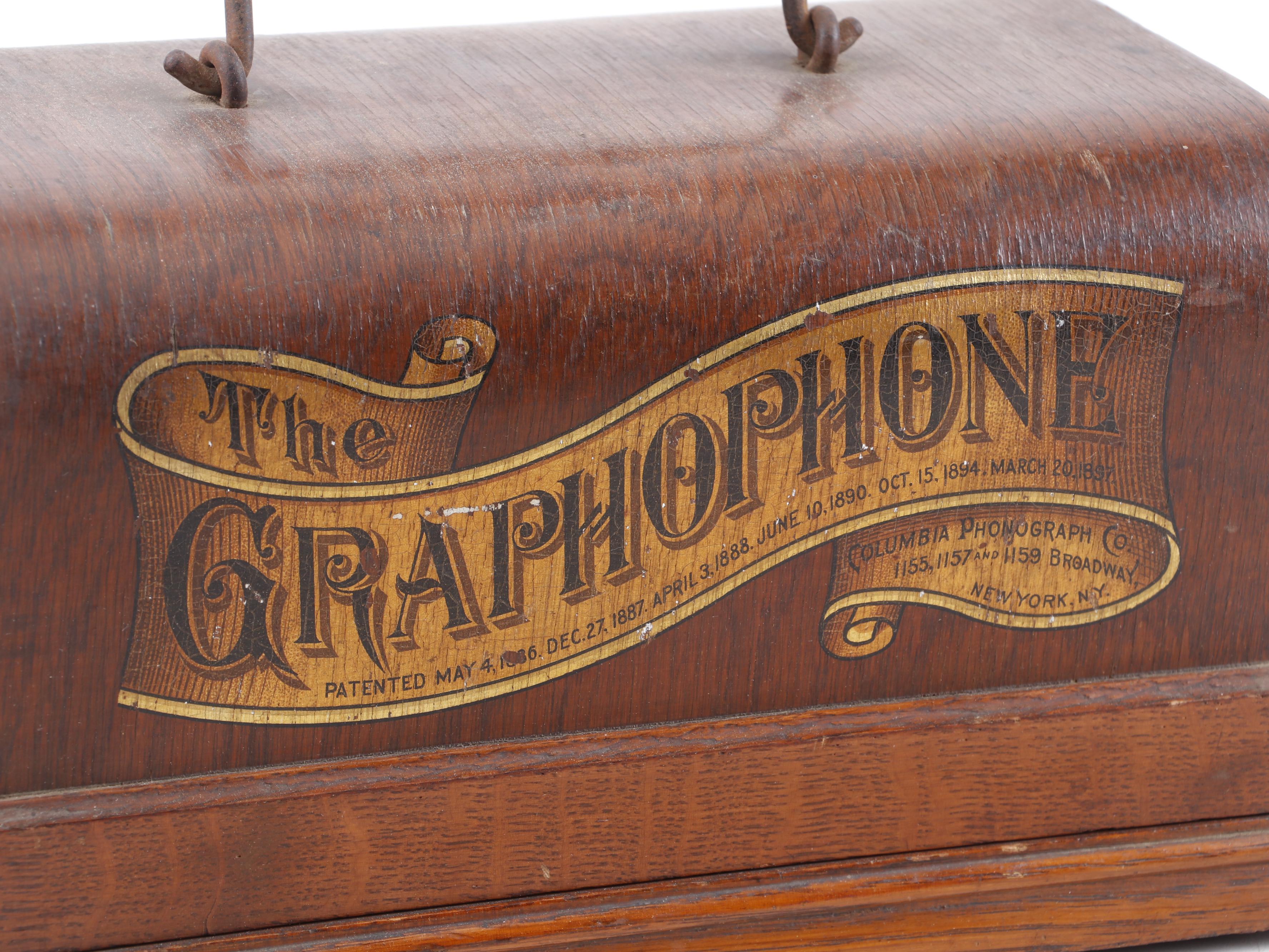 Columbia Phonograph Graphophone Type B, circa 1897