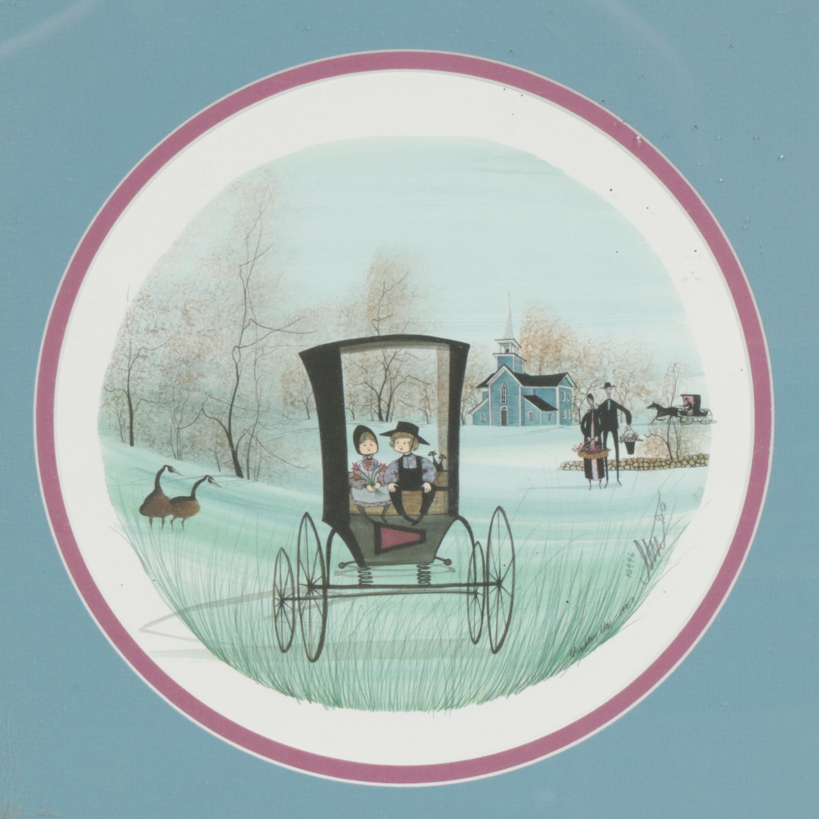 P. Buckley Moss Limited Edition Offset Lithograph Prints