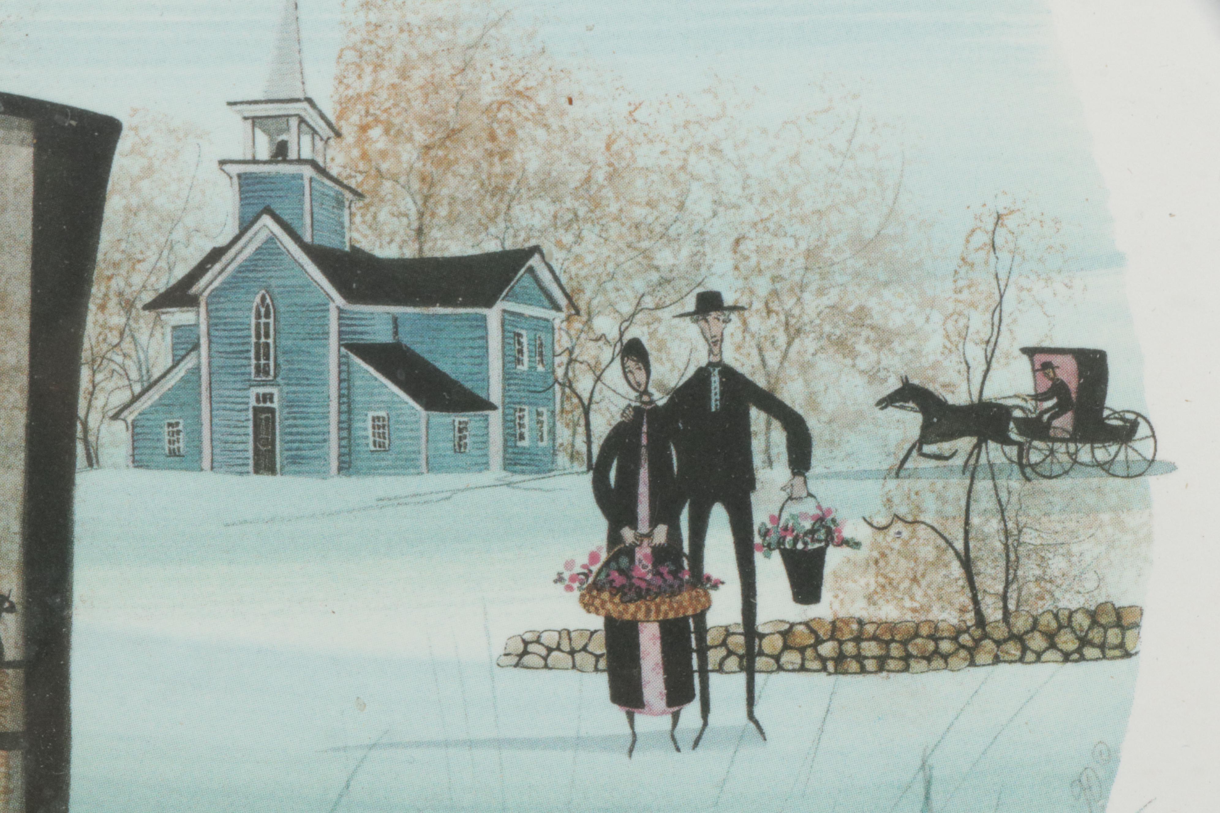 P. Buckley Moss Limited Edition Offset Lithograph Prints