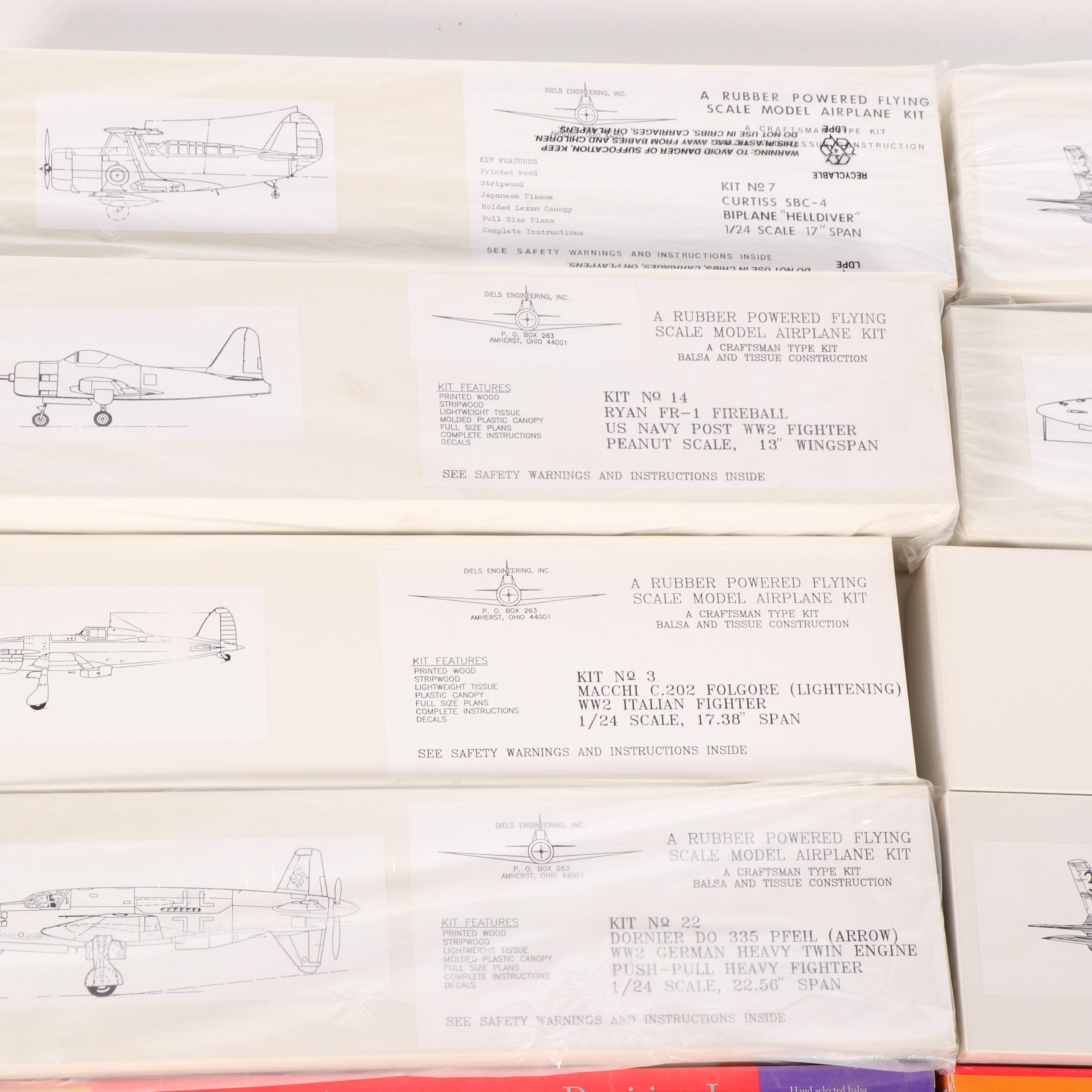 Flying Airplane Scale Model Kits by Diels Engineering, Hi-Flier, and More