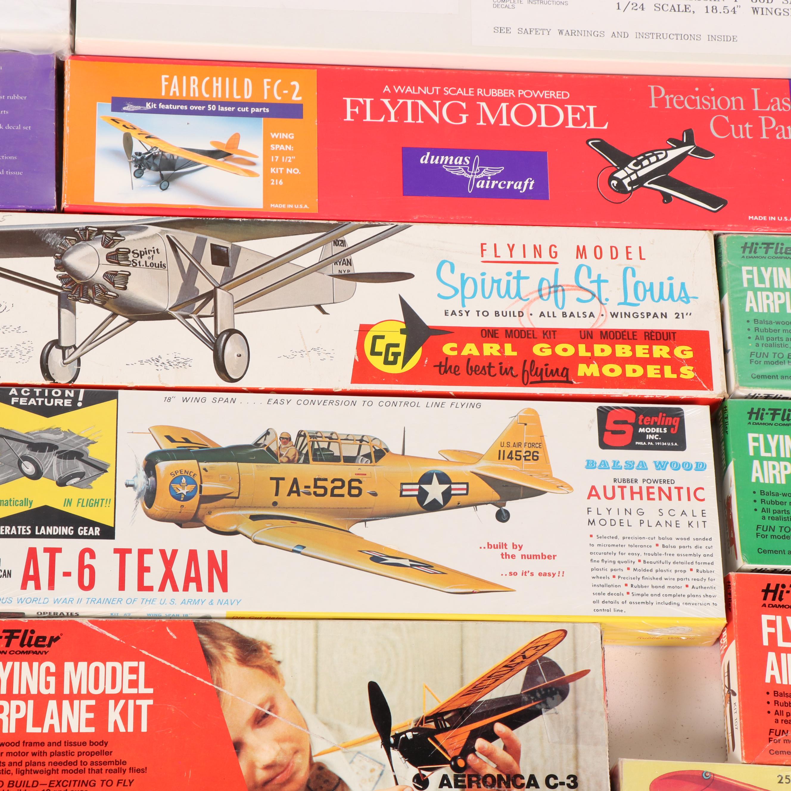 Flying Airplane Scale Model Kits by Diels Engineering, Hi-Flier, and More
