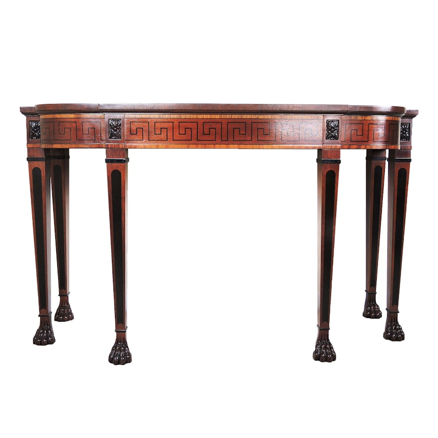 Baker Regency Style Console Table, Mid to Late 20th Century