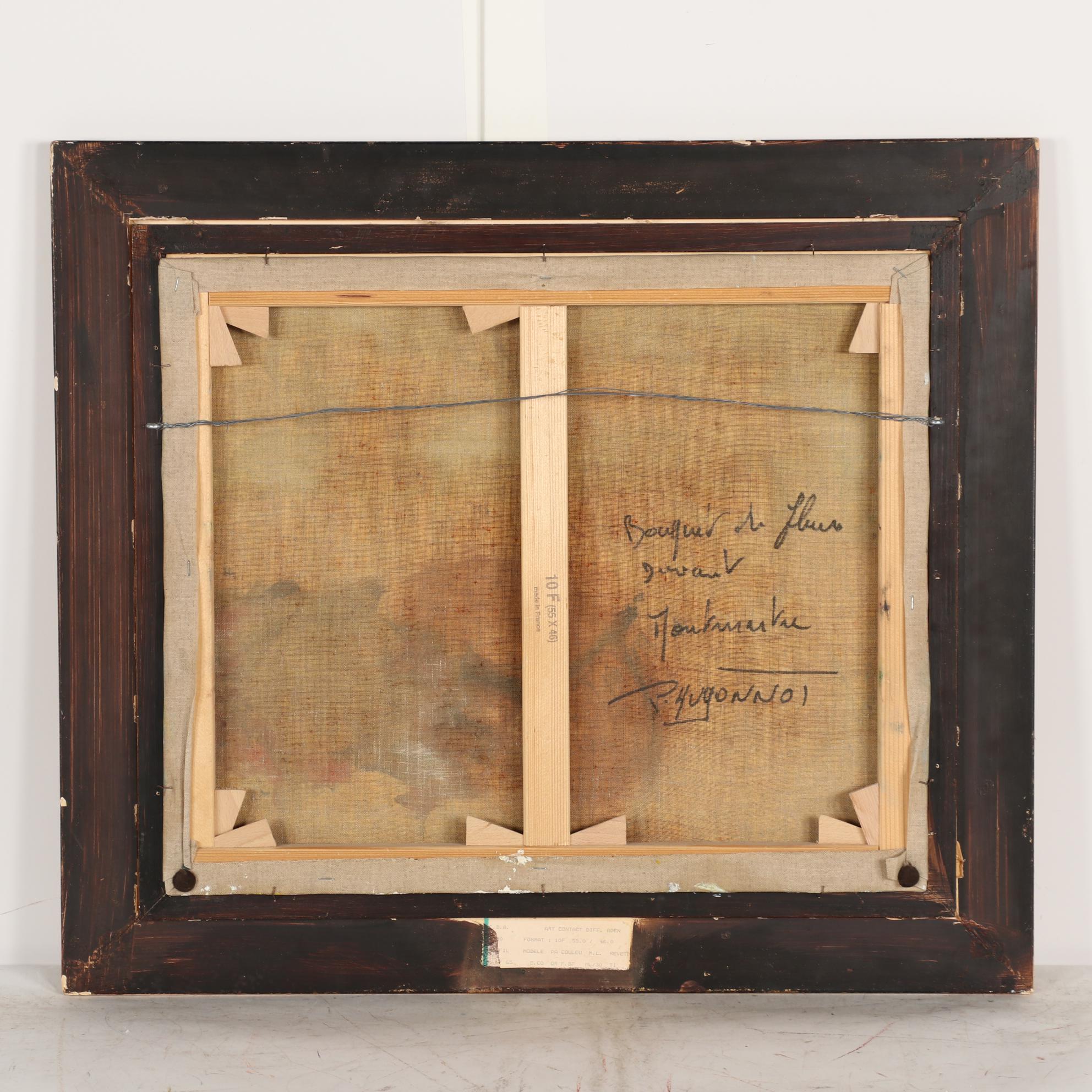 Patrick Hugonnot Oil Painting "Bouquet de Fleurs"