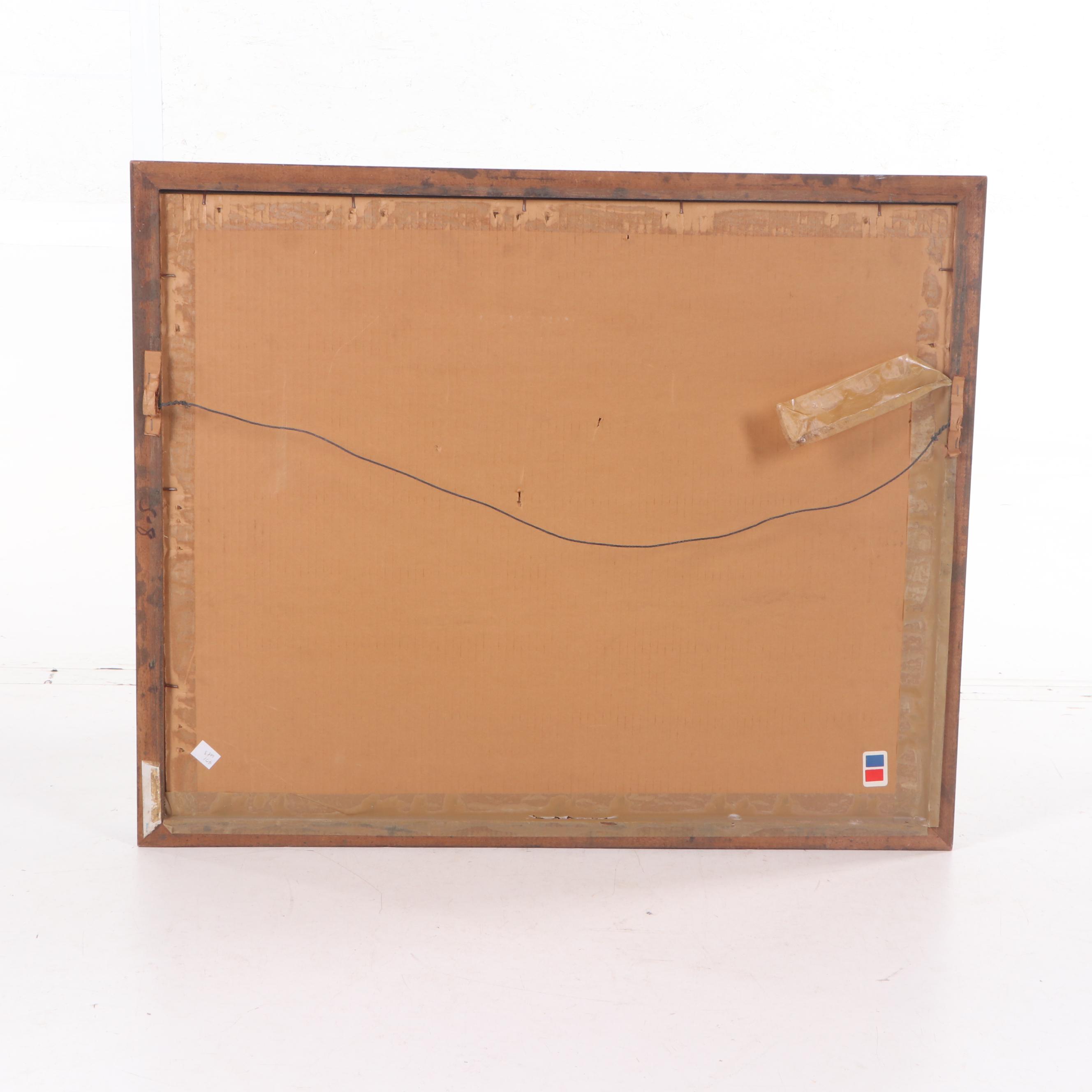 Moshe Gat Figural Color Lithograph