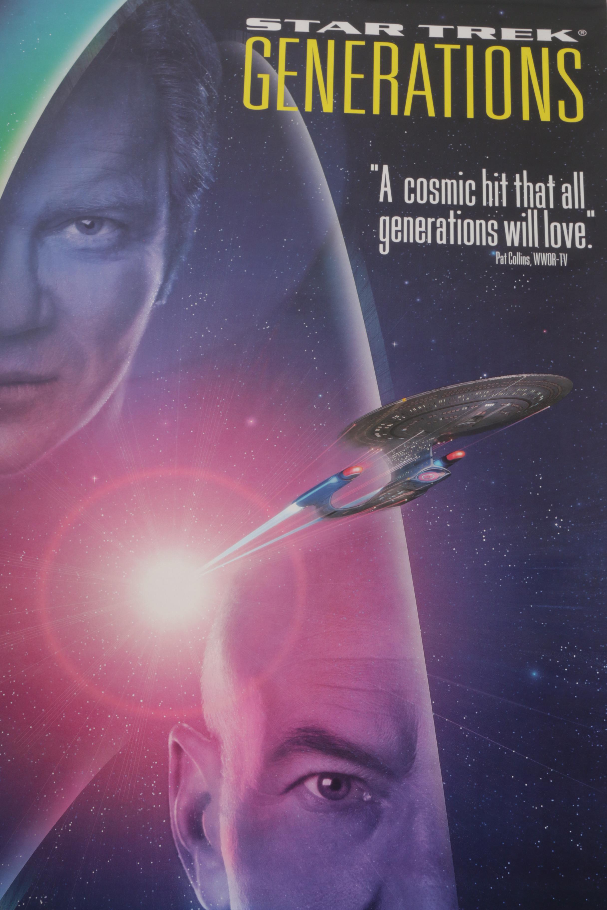 "Star Trek" Film Posters with "The Undiscovered Country" and "First Contact"