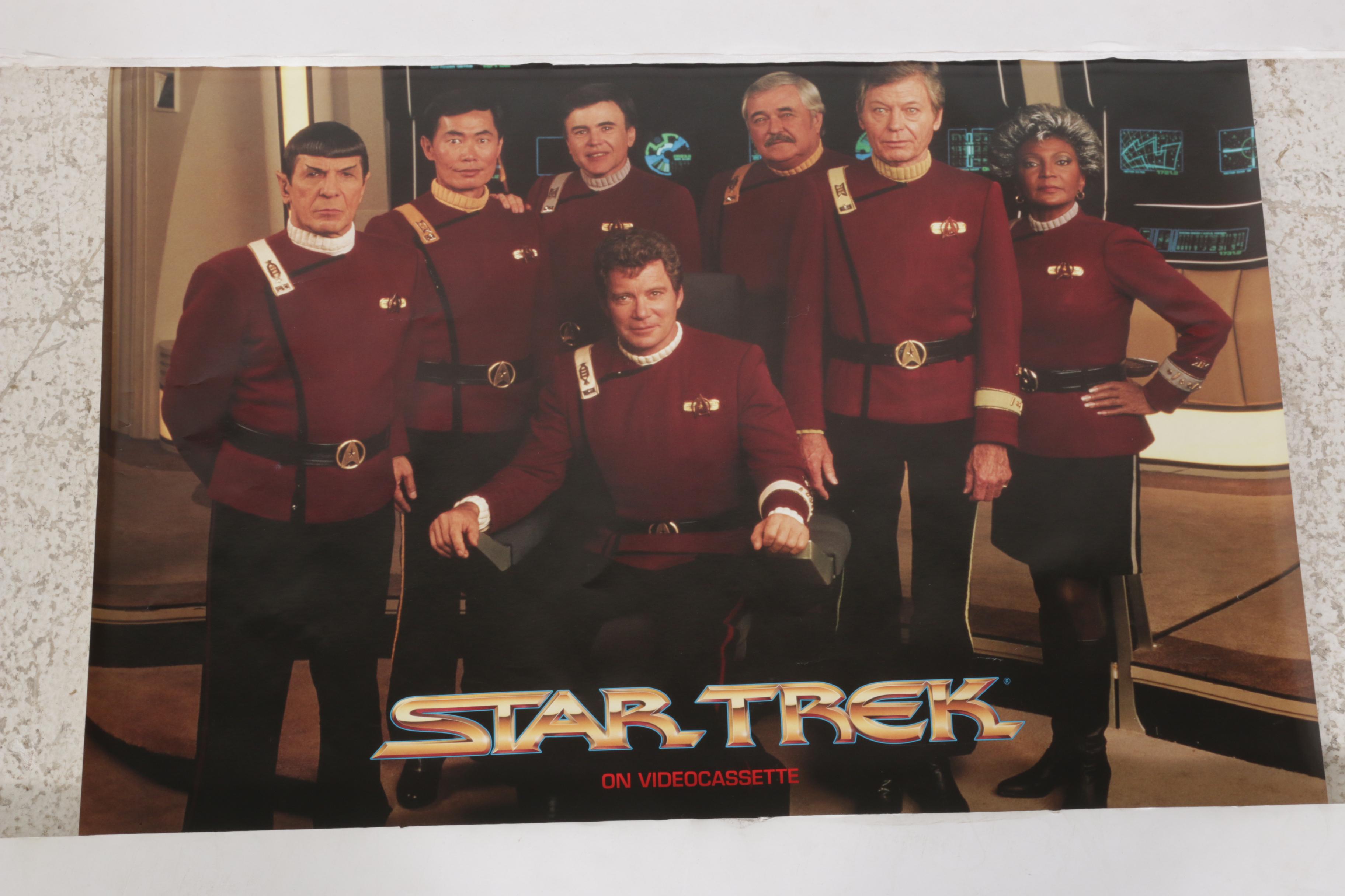 "Star Trek" Film Posters with "The Undiscovered Country" and "First Contact"
