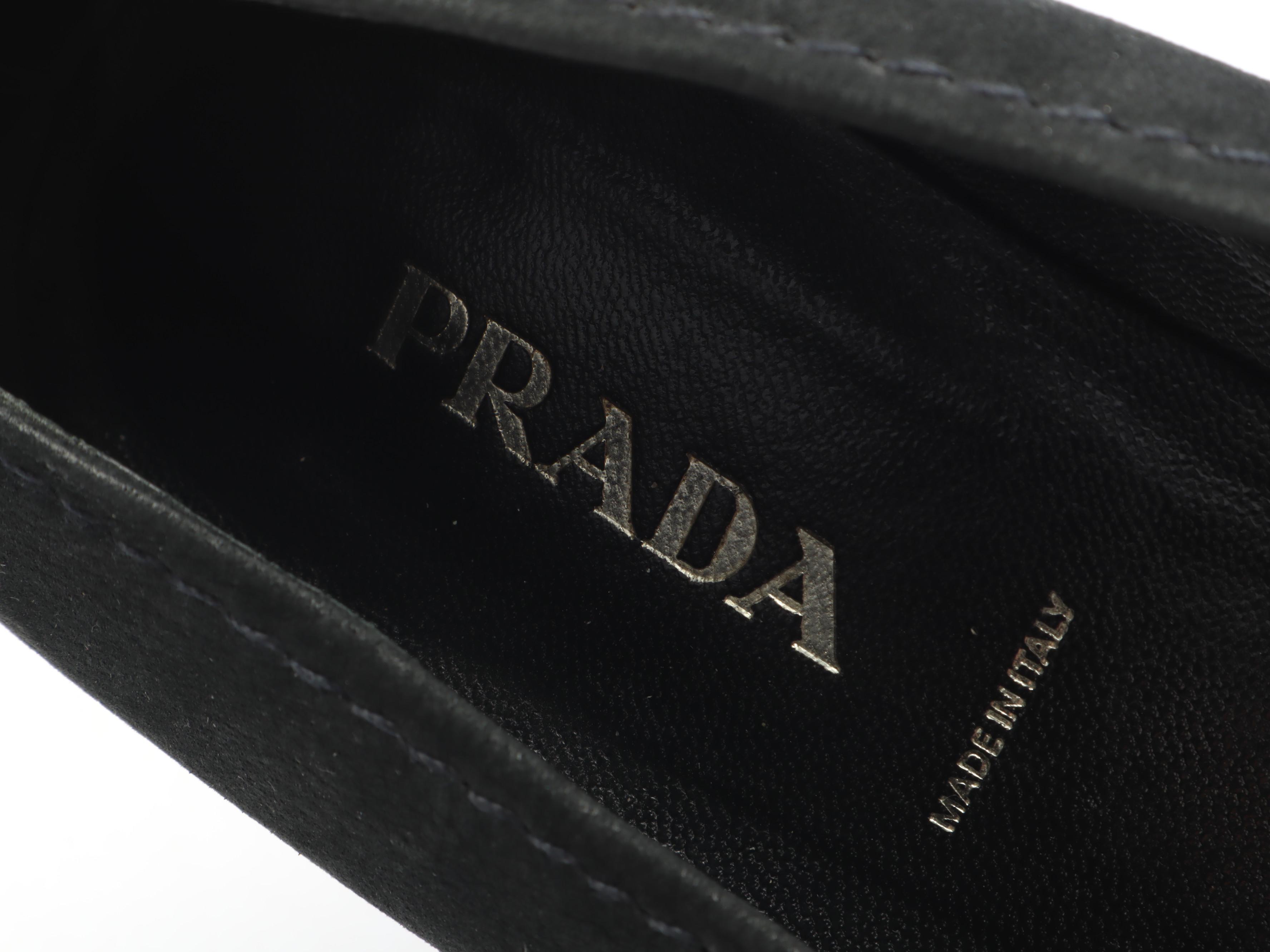 Prada, Battaglia and Manolo Blahnik Suede and Satin Shoes