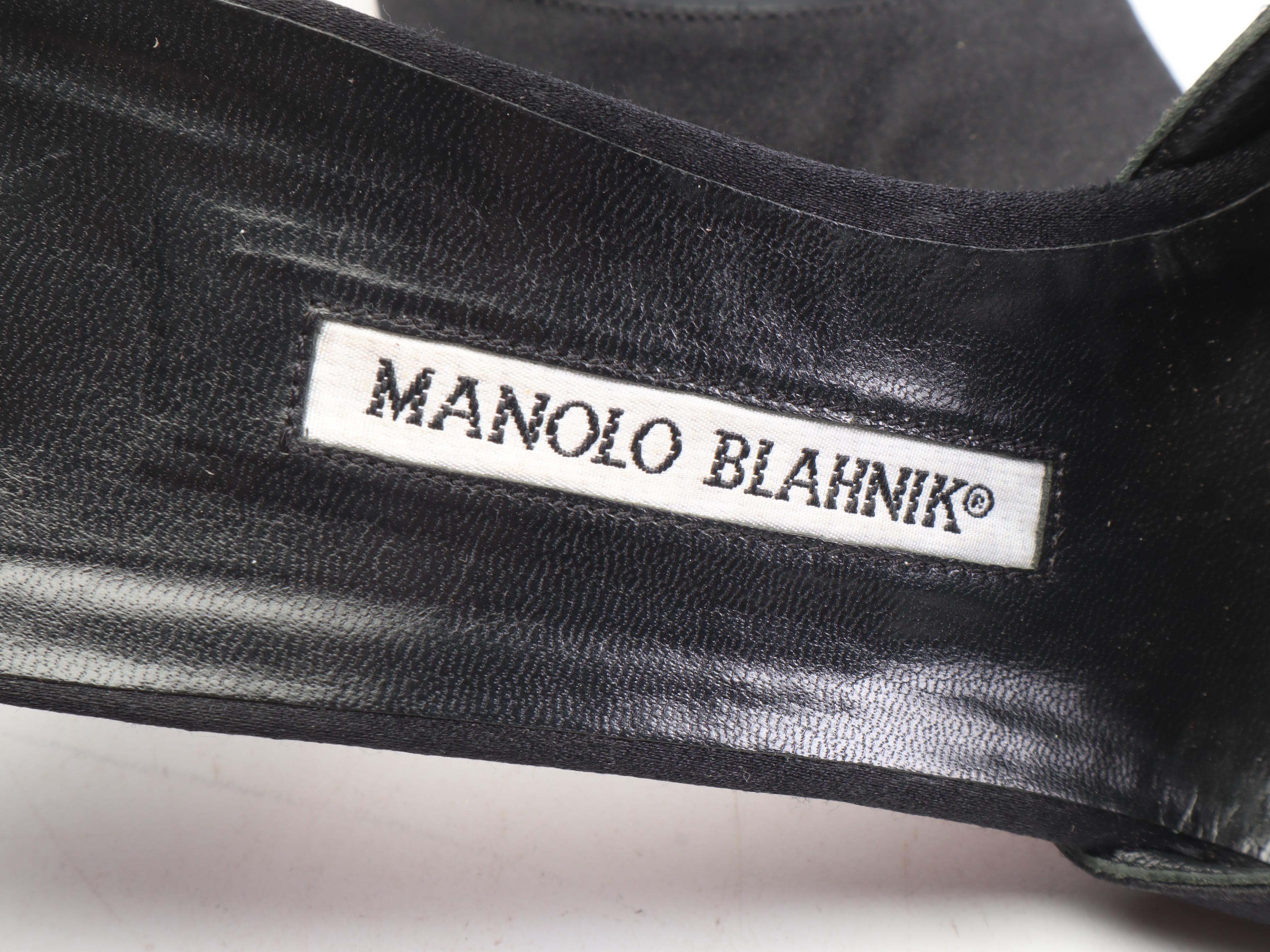 Prada, Battaglia and Manolo Blahnik Suede and Satin Shoes