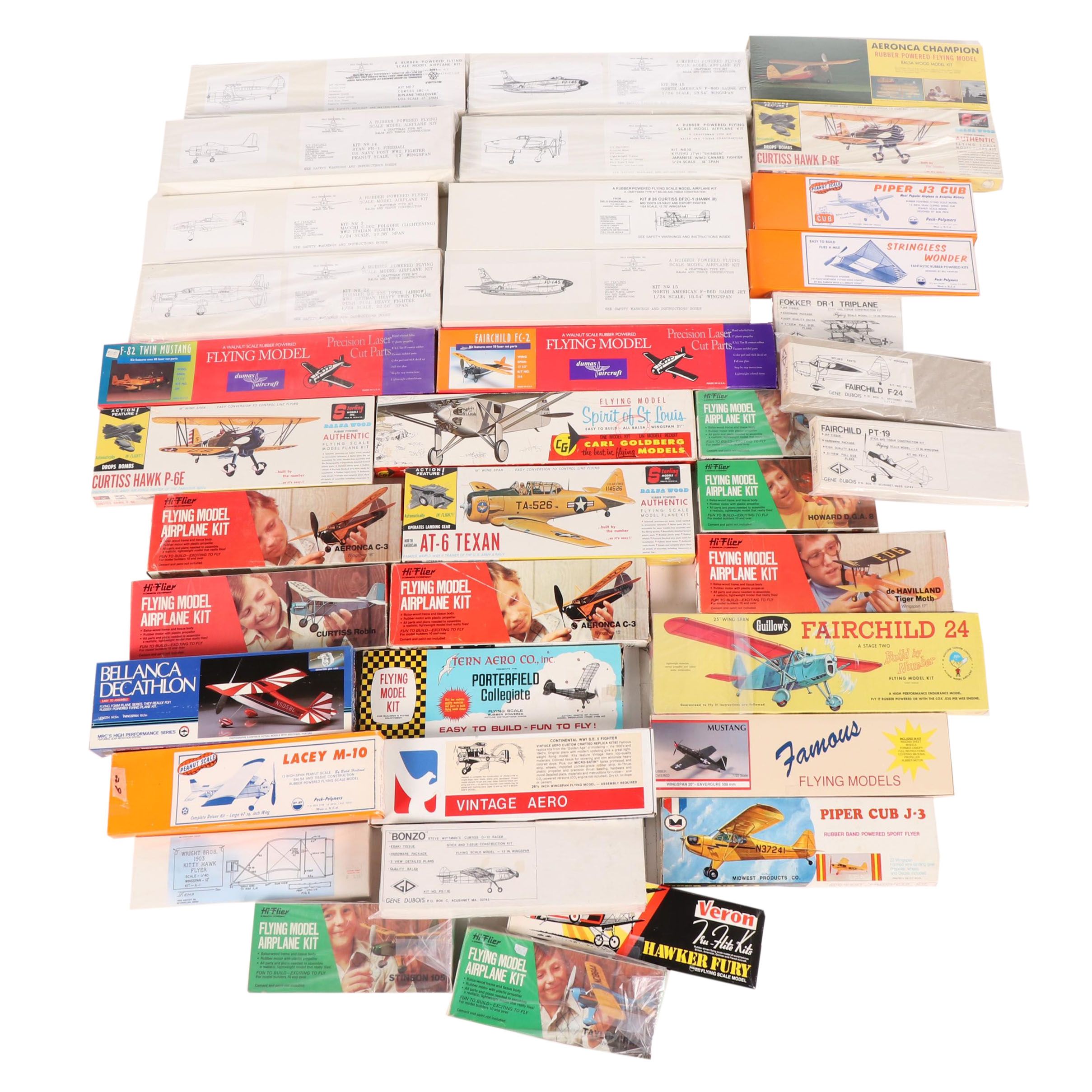 Flying Airplane Scale Model Kits by Diels Engineering, Hi-Flier, and More